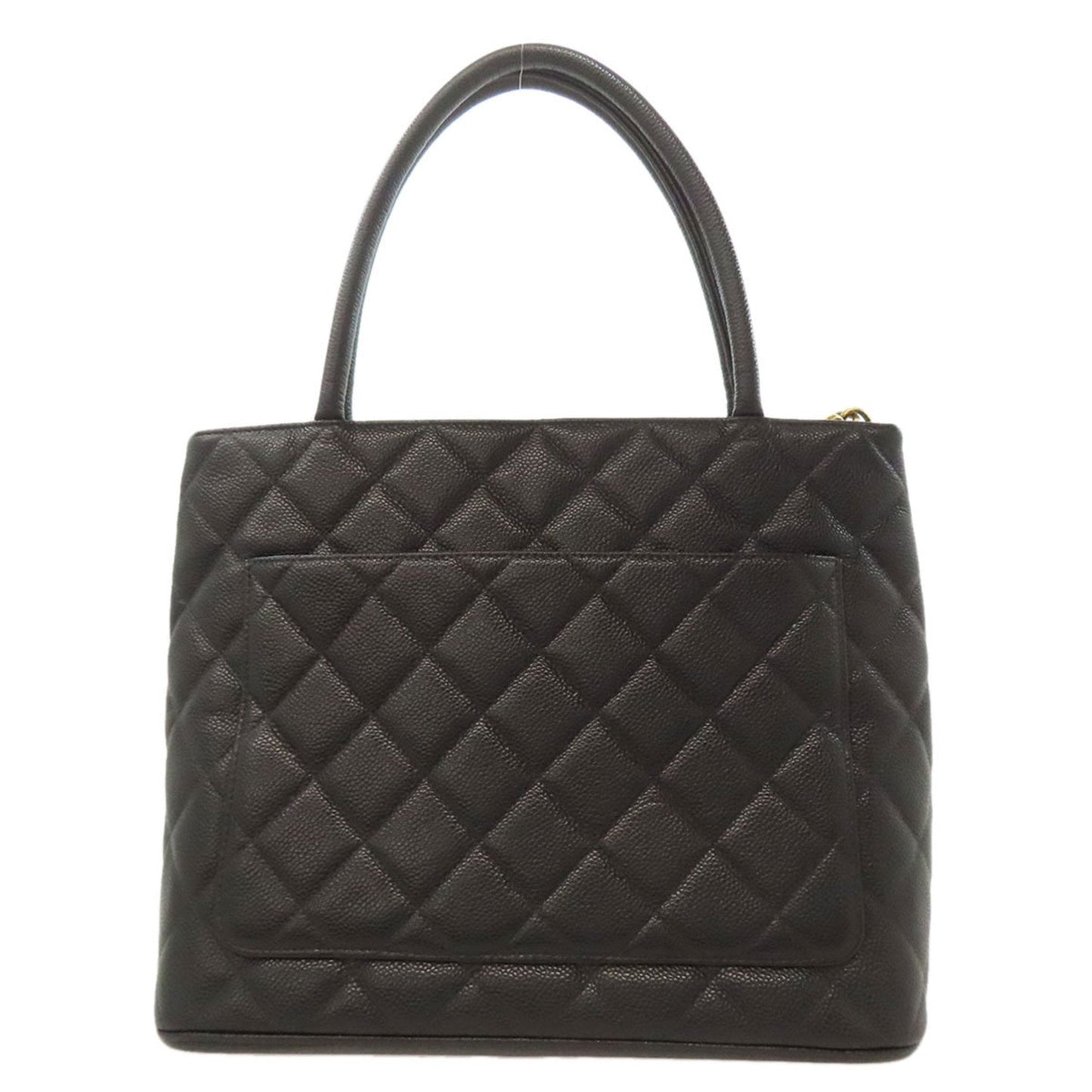Chanel Black Leather Tote Bag (Pre-Owned)