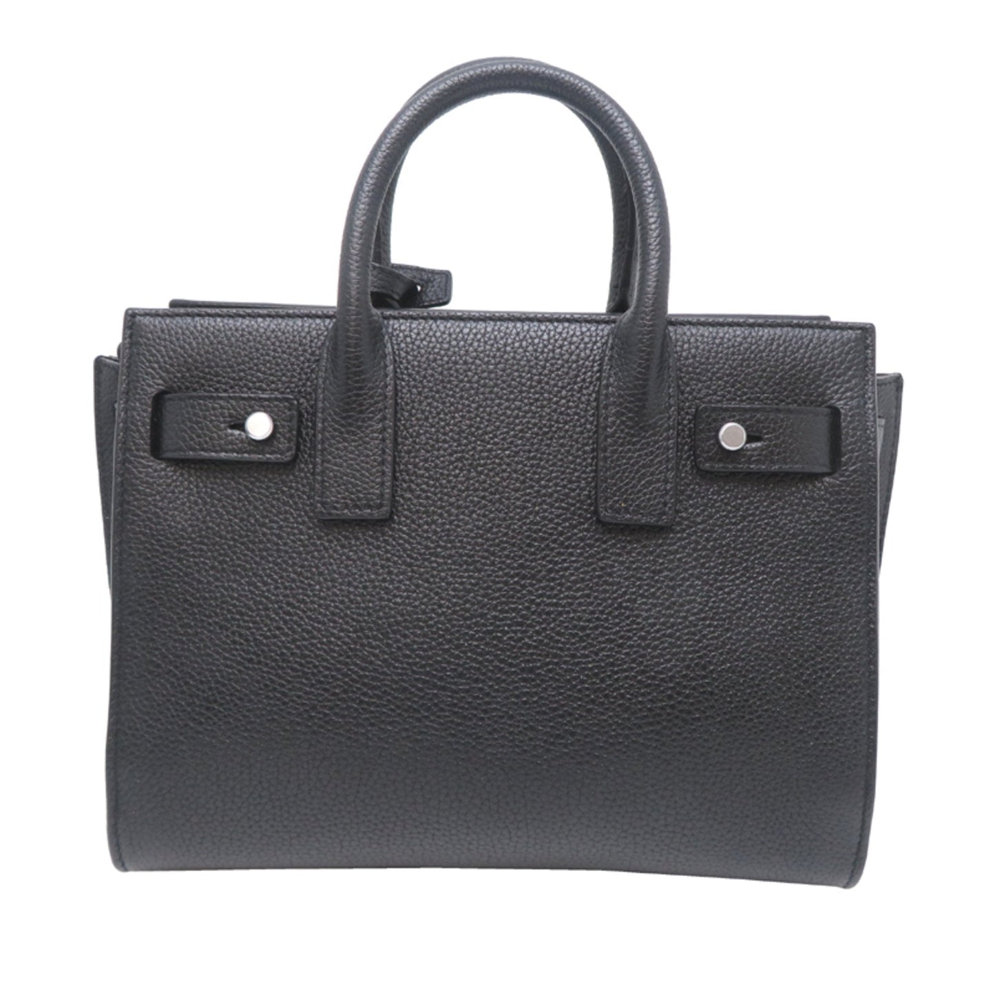 Saint Laurent Black Leather Handbag (Pre-Owned)