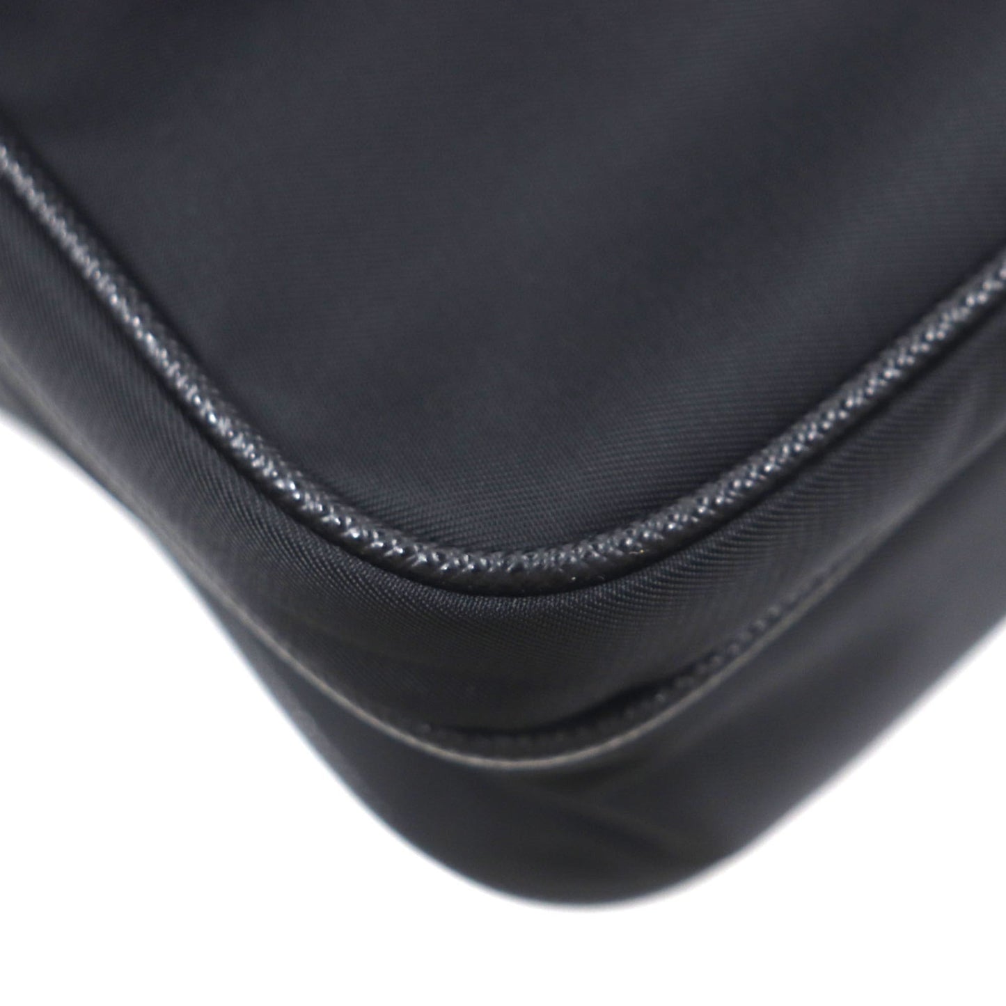 Prada Black Nylon Saffiano Shoulder Bag (Pre-Owned)