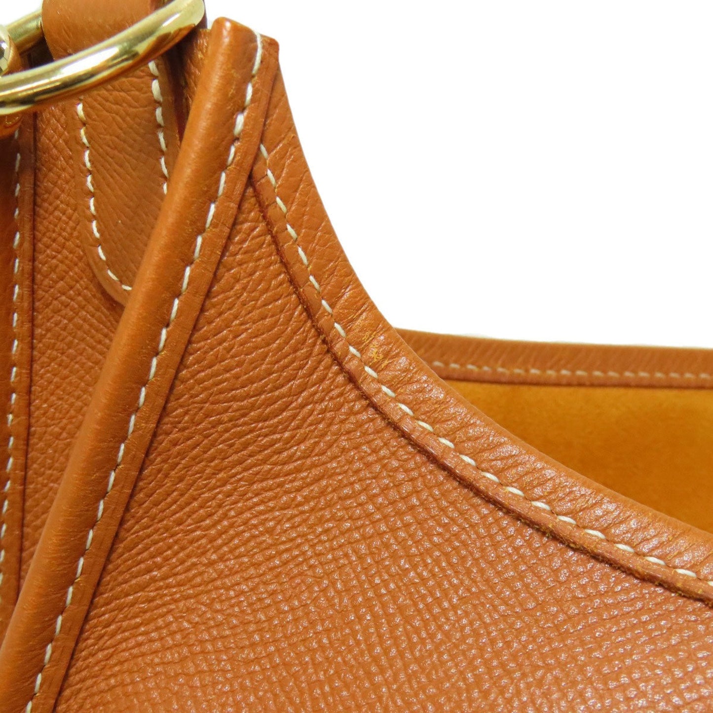 Hermes Gold Epsom Leather Shoulder Bag (Pre-Owned)