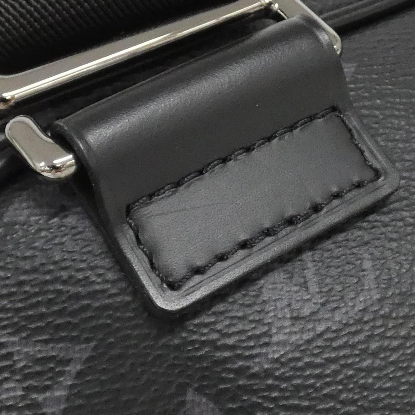 Louis Vuitton Black Coated Canvas Shoulder Bag (Pre-Owned)