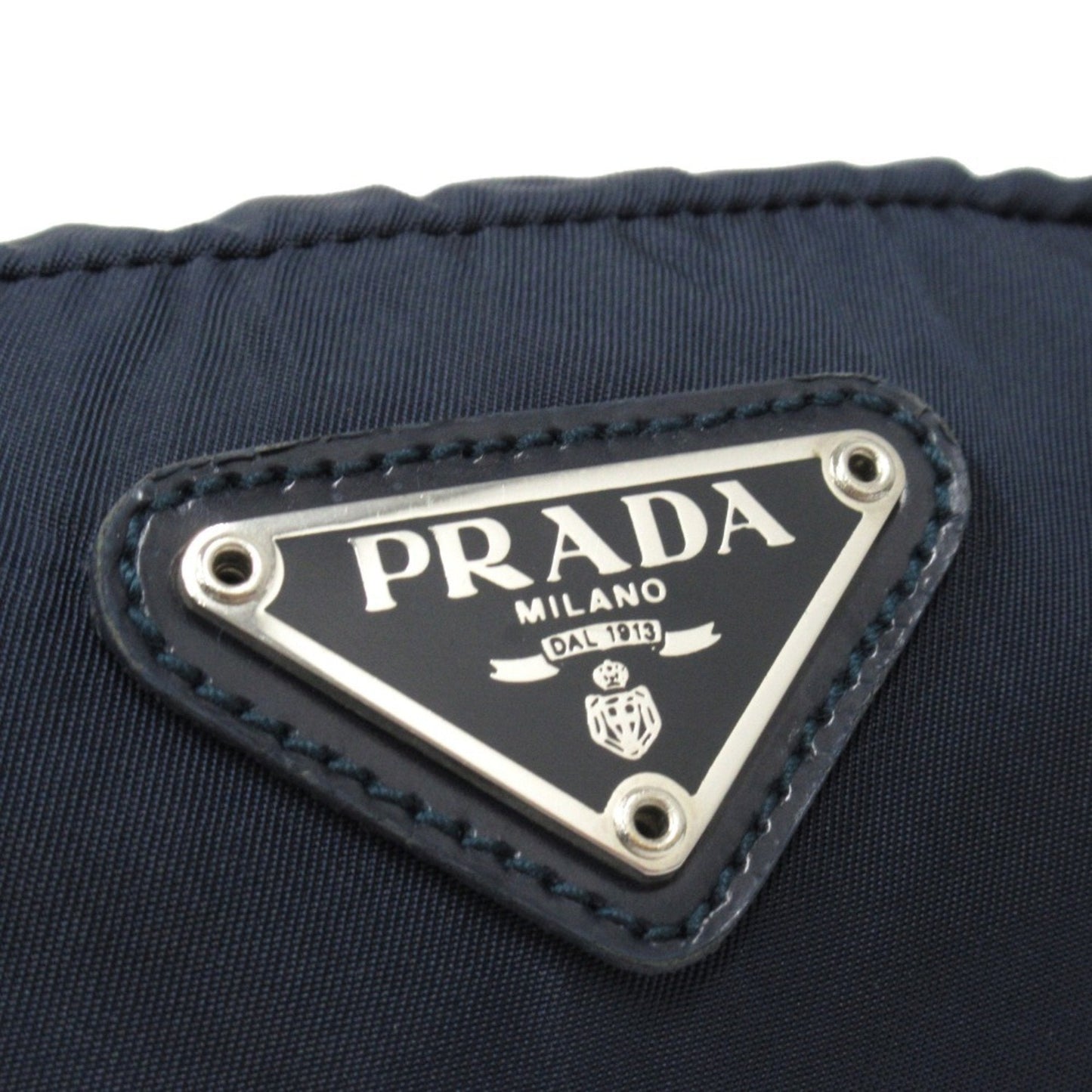 Prada Navy Pouch (Pre-Owned)