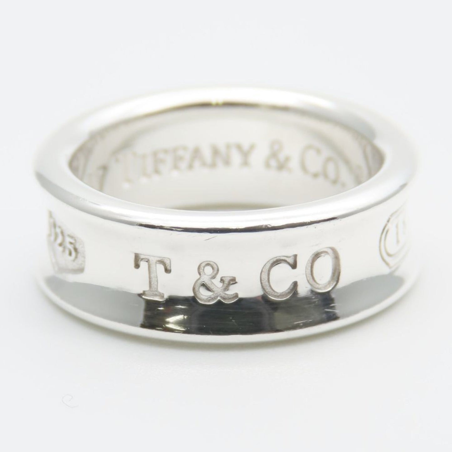 Tiffany Silver Silver 925 Band Ring (Pre-Owned)