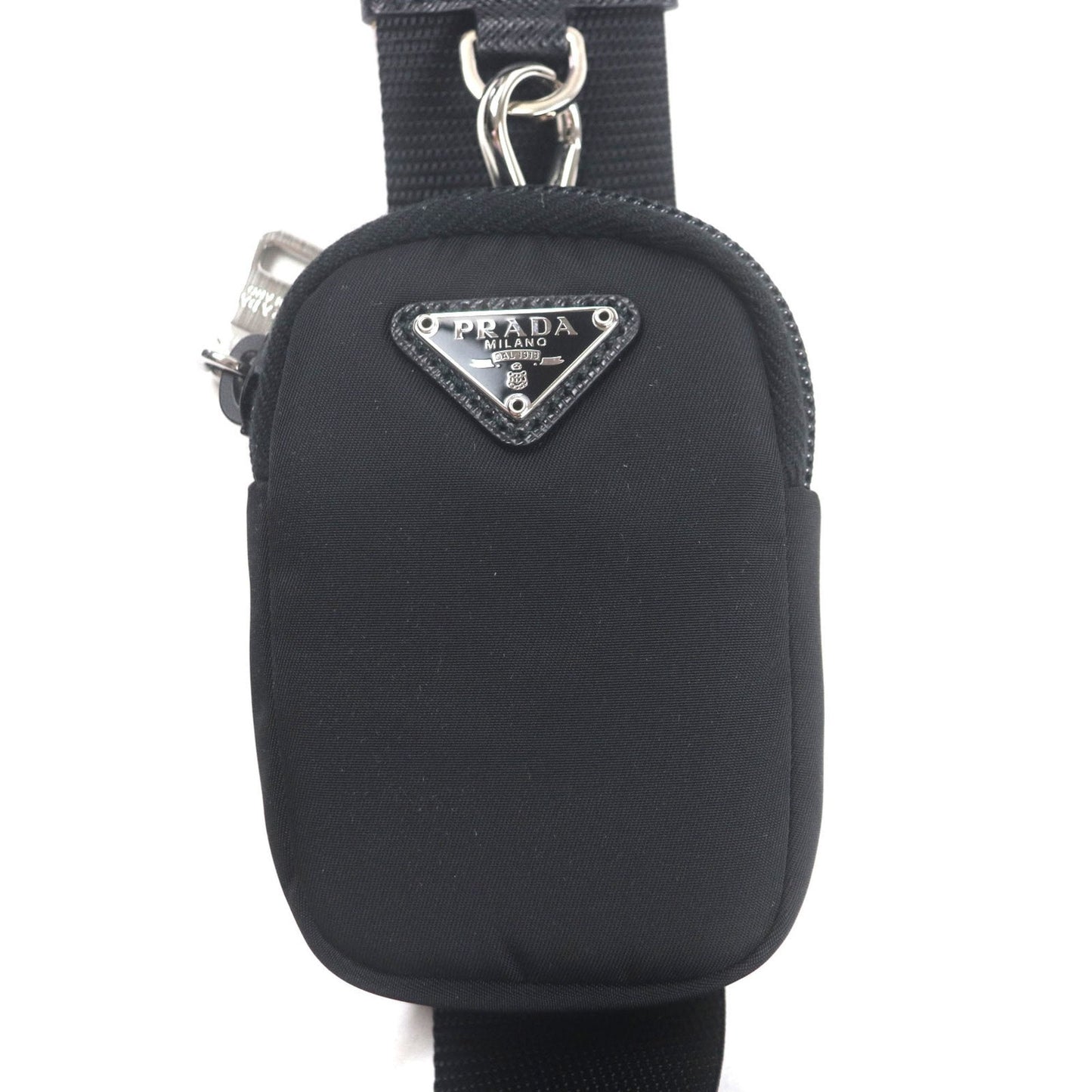 Prada Black Nylon Saffiano Shoulder Bag (Pre-Owned)