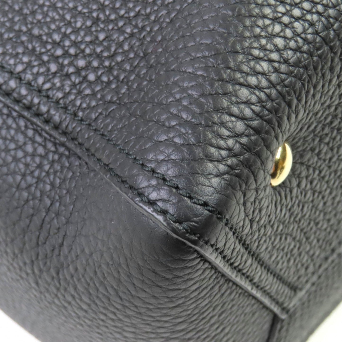 Salvatore Ferragamo Black Leather Tote Bag (Pre-Owned)