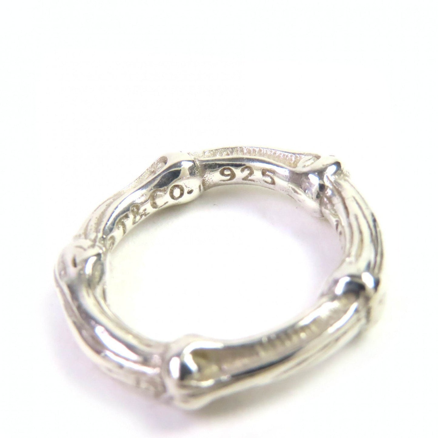 Tiffany Silver Silver 925 Band Ring (Pre-Owned)