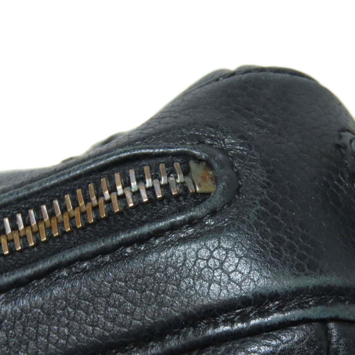 Chanel Black Leather Boston Bag (Pre-Owned)