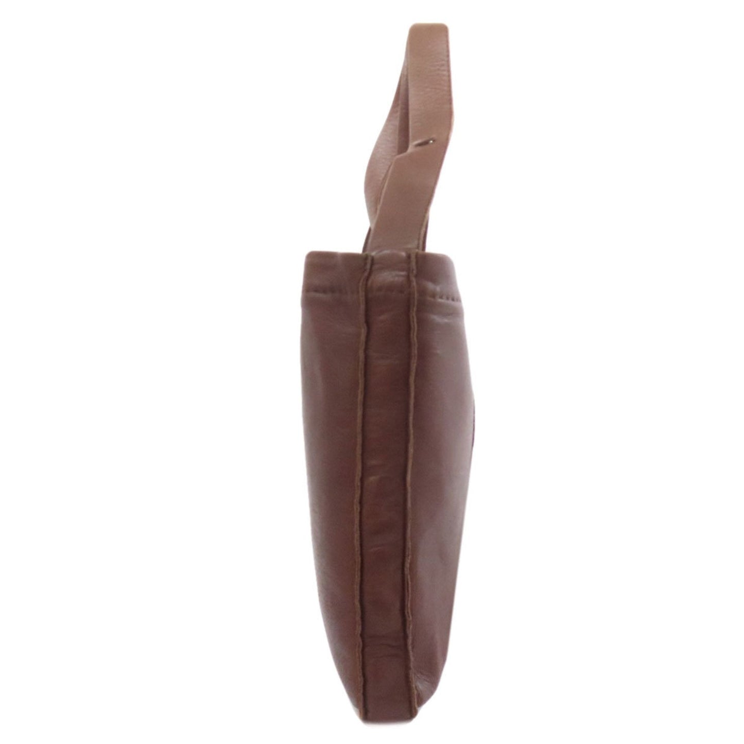 Hermes Toudou Brown Leather Shoulder Bag (Pre-Owned)