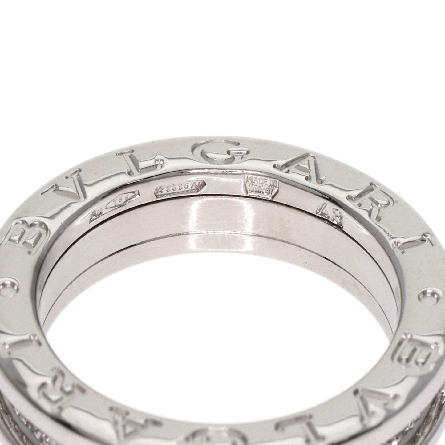 Bvlgari B.Zero1 White Gold White Gold (18K) Band Ring (Pre-Owned)