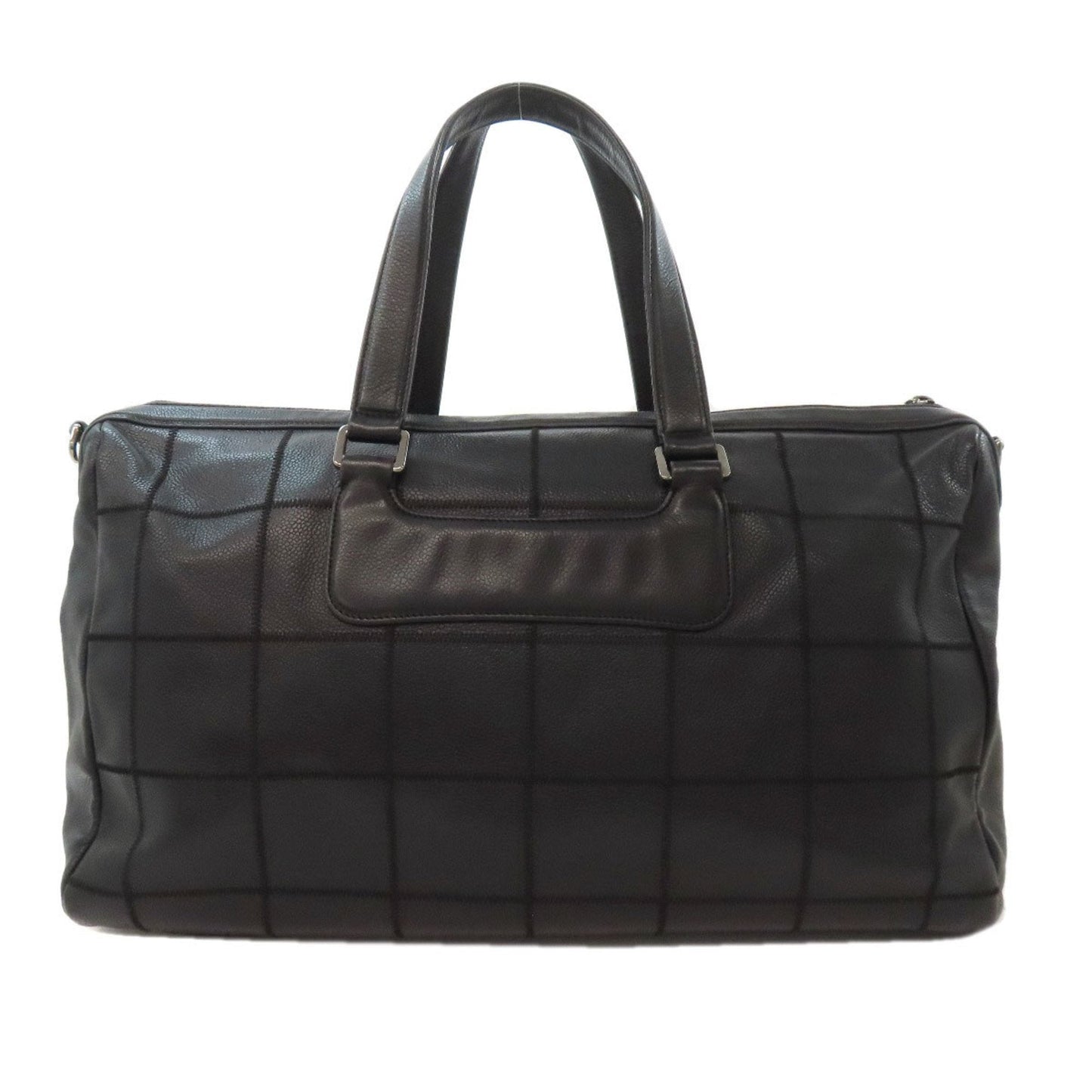 Chanel Black Leather Boston Bag (Pre-Owned)