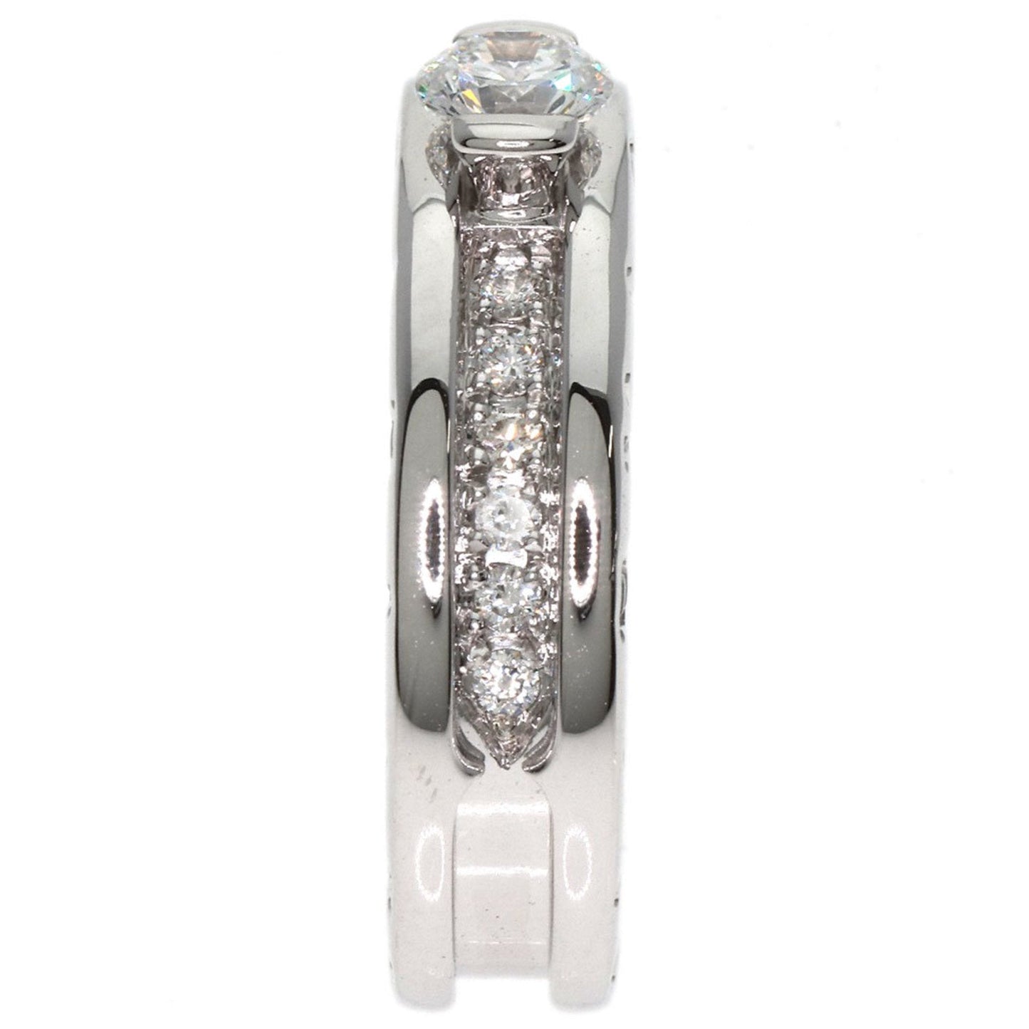 Bvlgari B.Zero1 White Gold White Gold (18K) Band Ring (Pre-Owned)