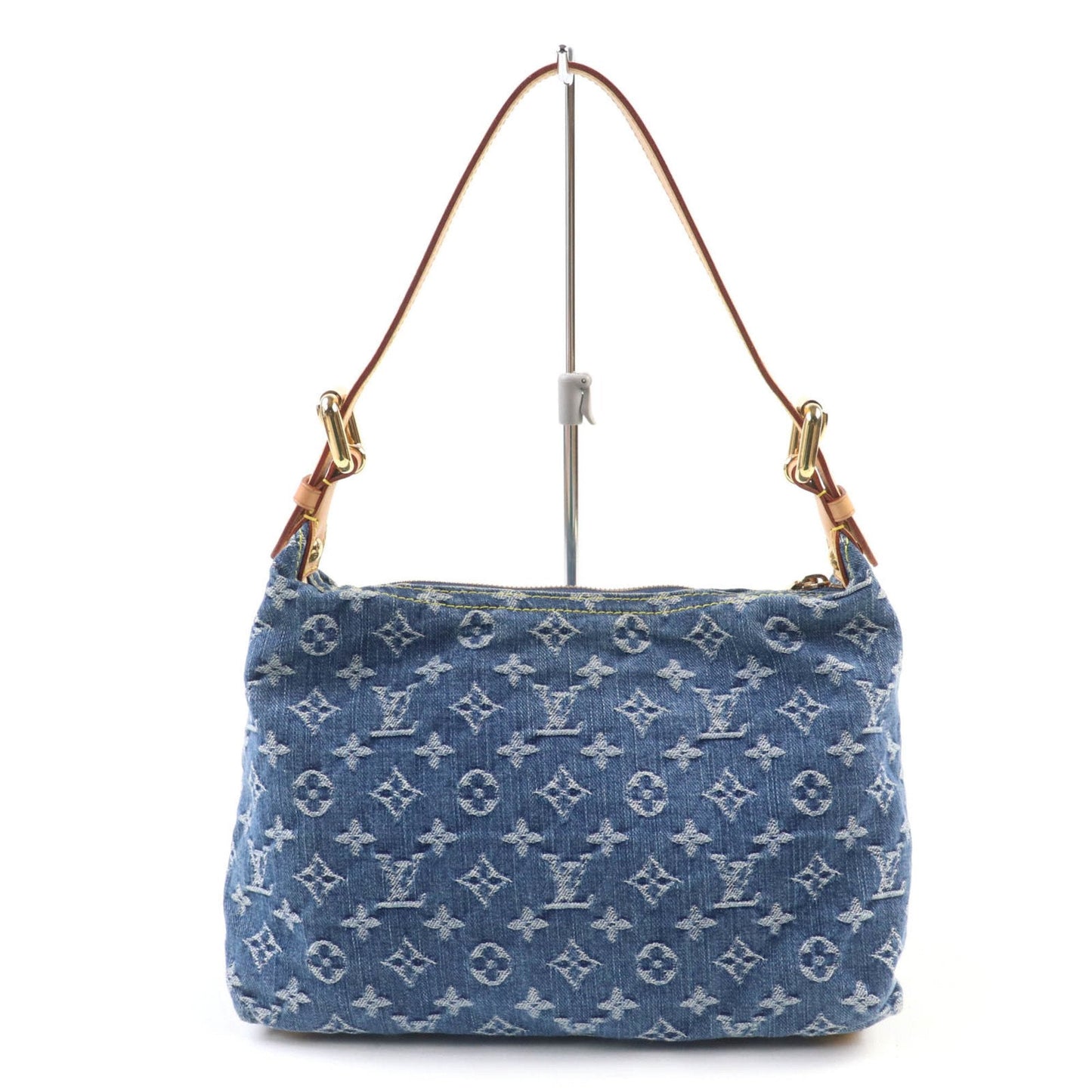 Louis Vuitton Blue Monogram Denim Handbag (Pre-Owned)