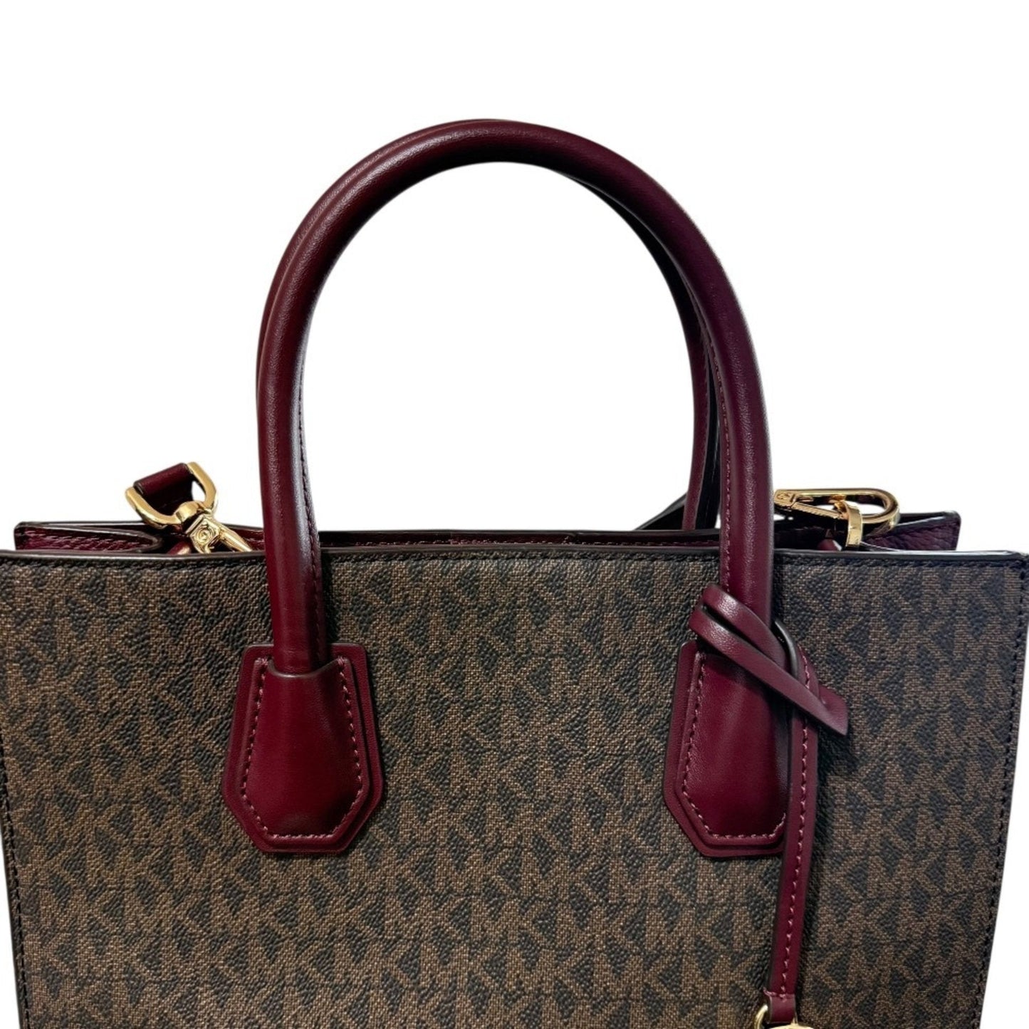 Michael Kors Bordeaux Brown Shoulder Bag Tote Bag (Pre-Owned)