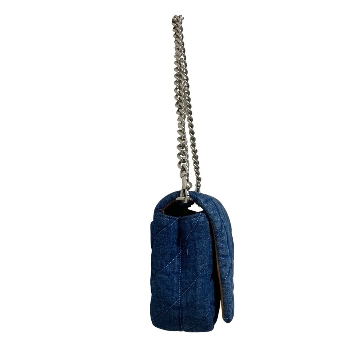 Coach Blue Quilting Shoulder Bag (Pre-Owned)