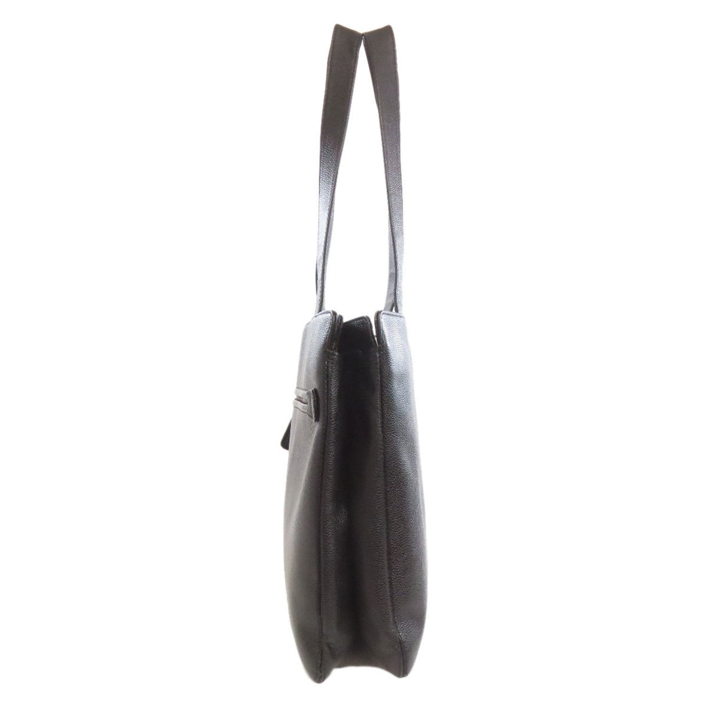 Chanel Black Leather Tote Bag (Pre-Owned)