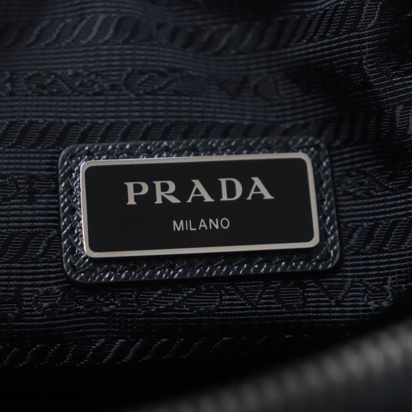 Prada Black Nylon Saffiano Shoulder Bag (Pre-Owned)