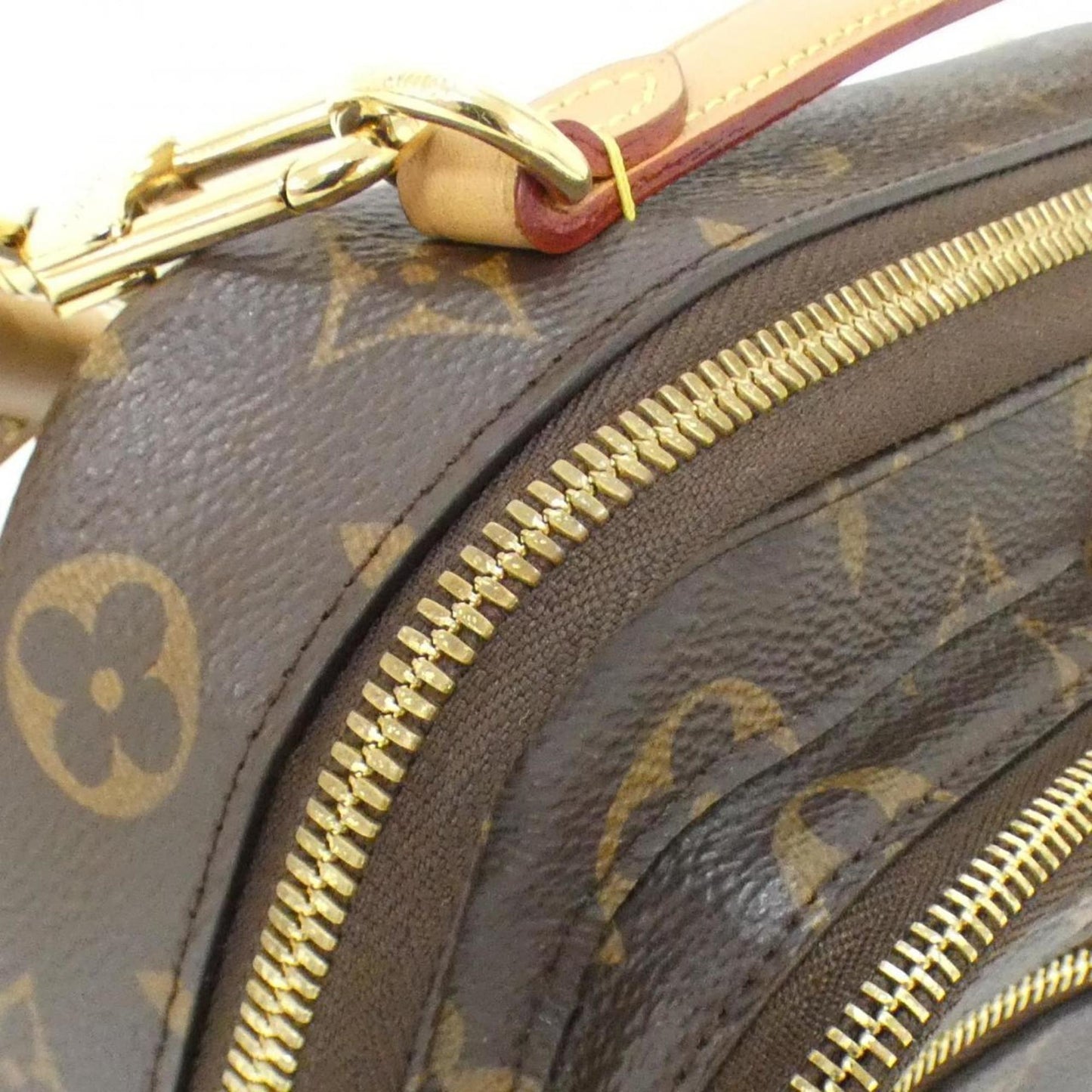 Louis Vuitton Marron Coated Canvas Shoulder Bag (Pre-Owned)