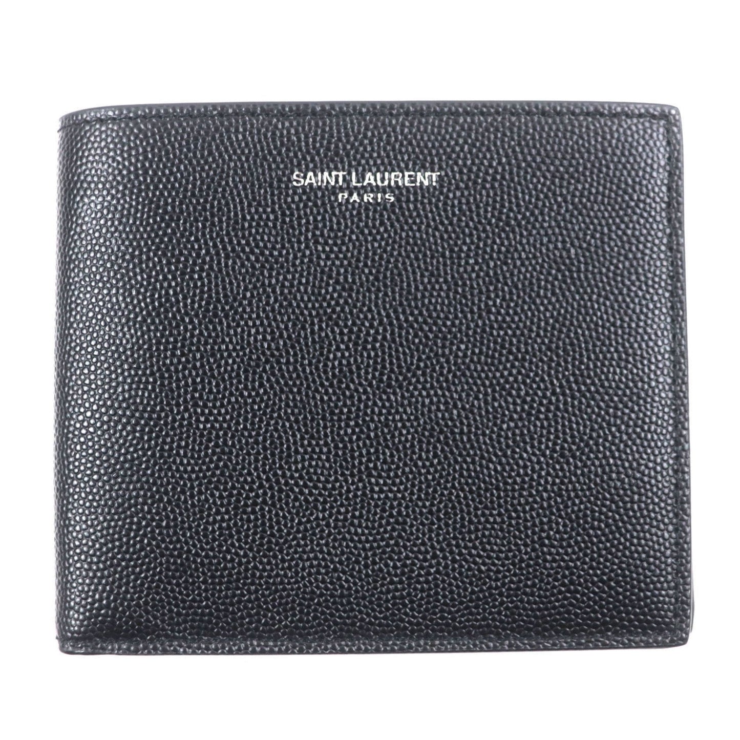 Saint Laurent Black Leather Bill Wallet (Bi-Fold) (Pre-Owned)