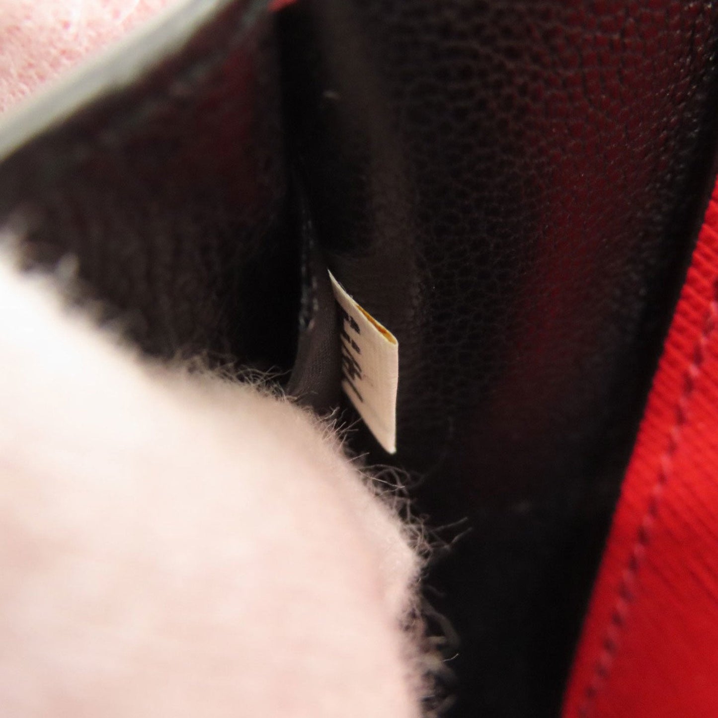Prada Saffiano Red Color Saffiano Shoulder Bag (Pre-Owned)