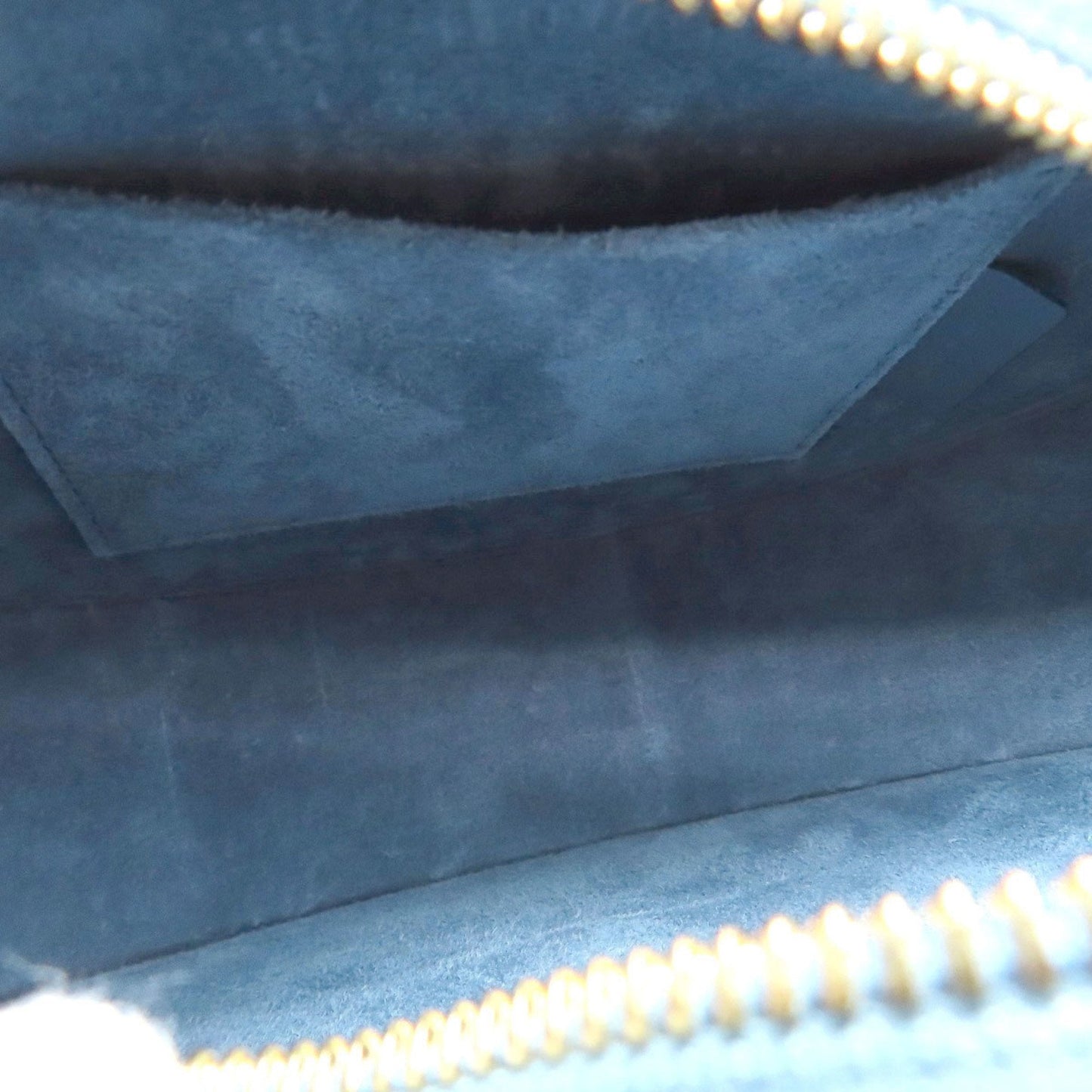 Celine Blue Leather Shoulder Bag (Pre-Owned)