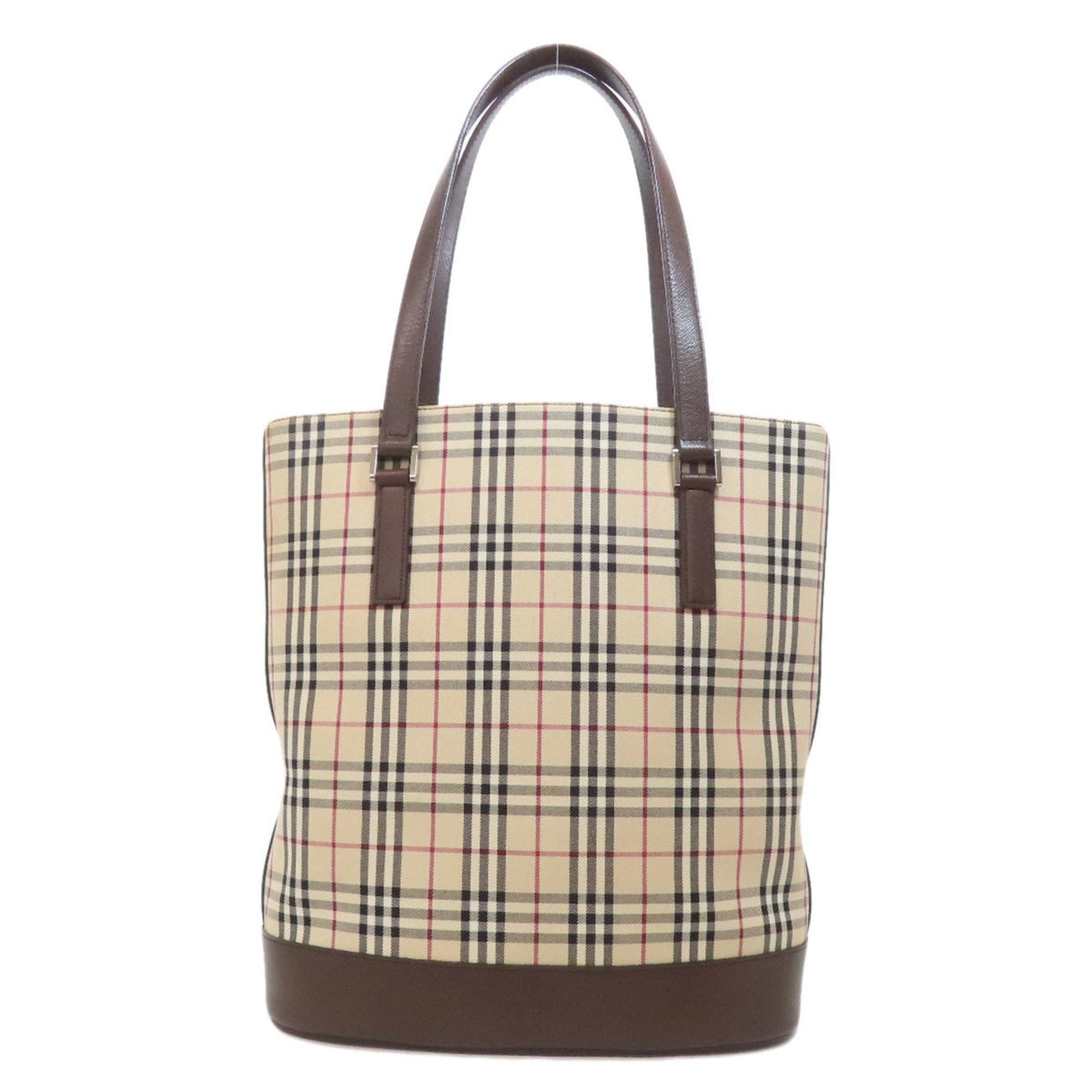 Burberry Brown Canvas Tote Bag (Pre-Owned)