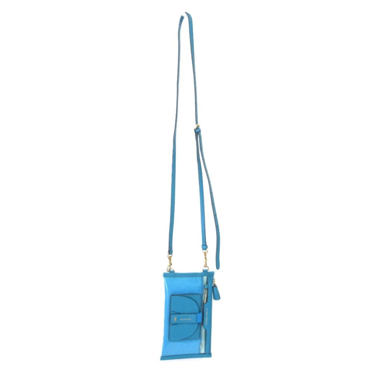 Anya Hindmarch Blue Pochette Pouch Shoulder Bag (Pre-Owned)