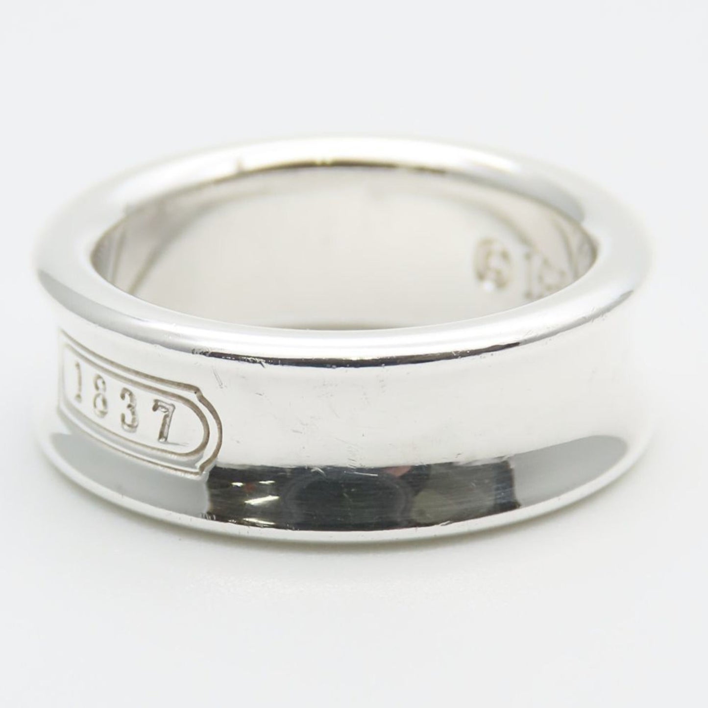 Tiffany Silver Silver 925 Band Ring (Pre-Owned)