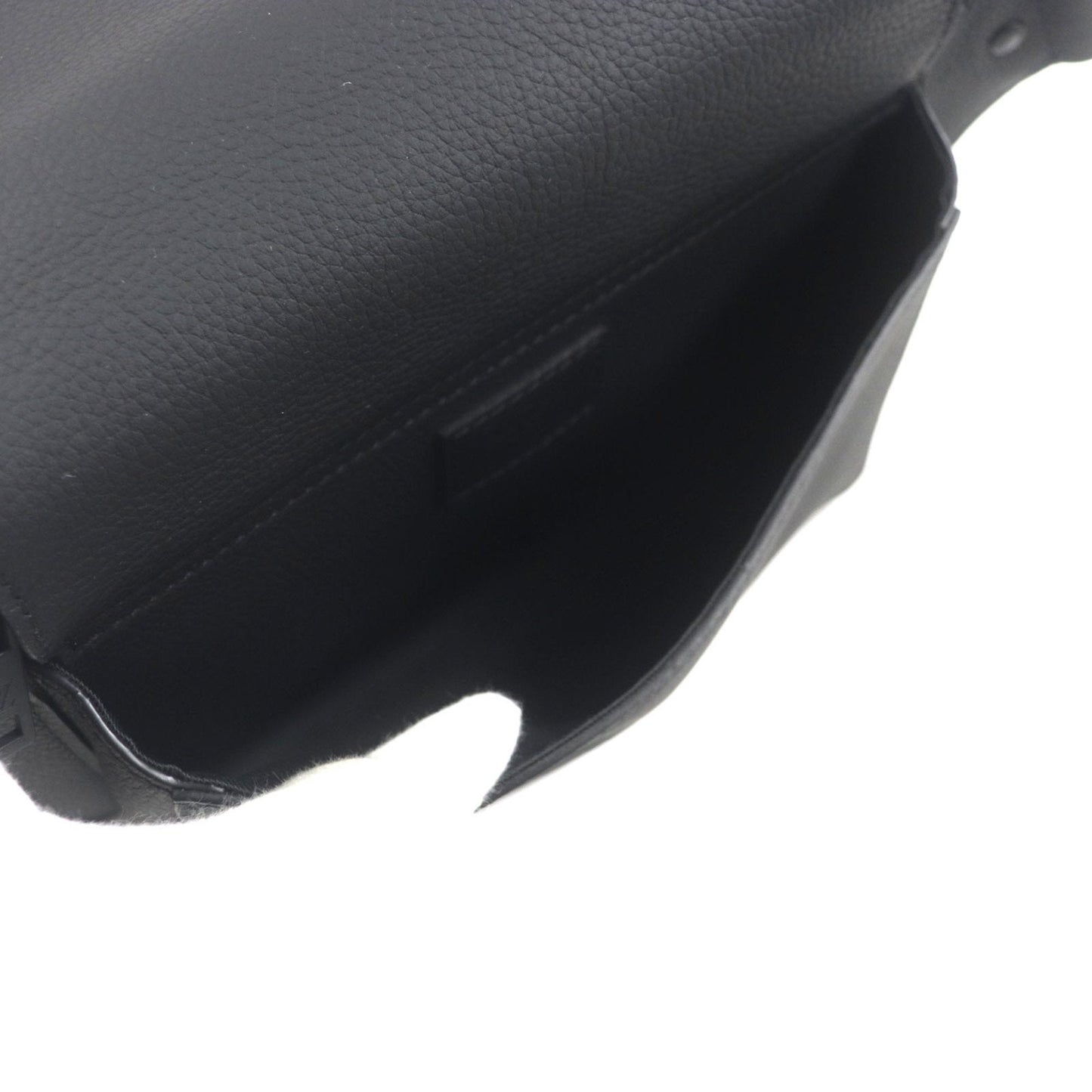 Louis Vuitton Black Leather Sling Bag (Pre-Owned)