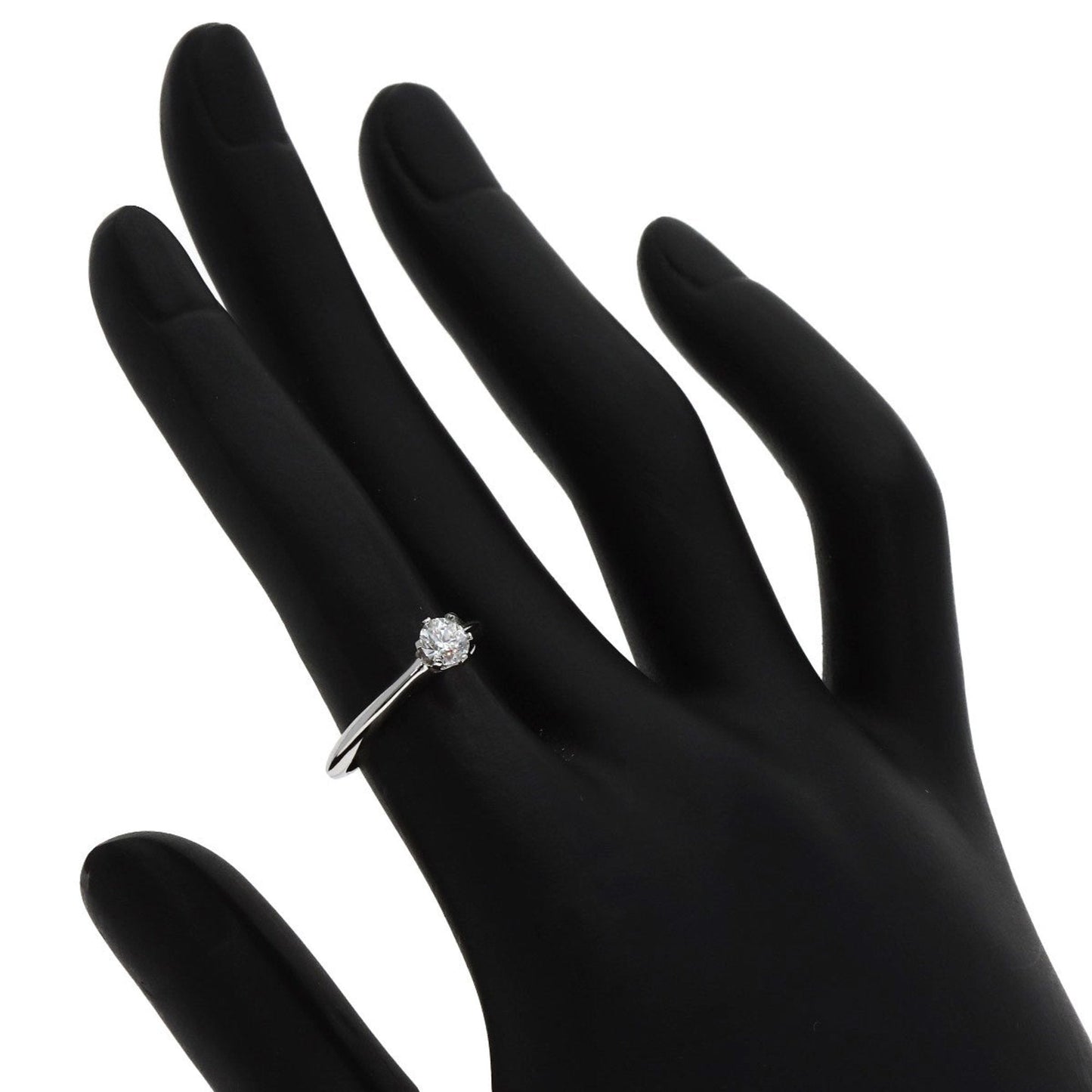 Tiffany Platinum Platinum 950 Band Ring (Pre-Owned)