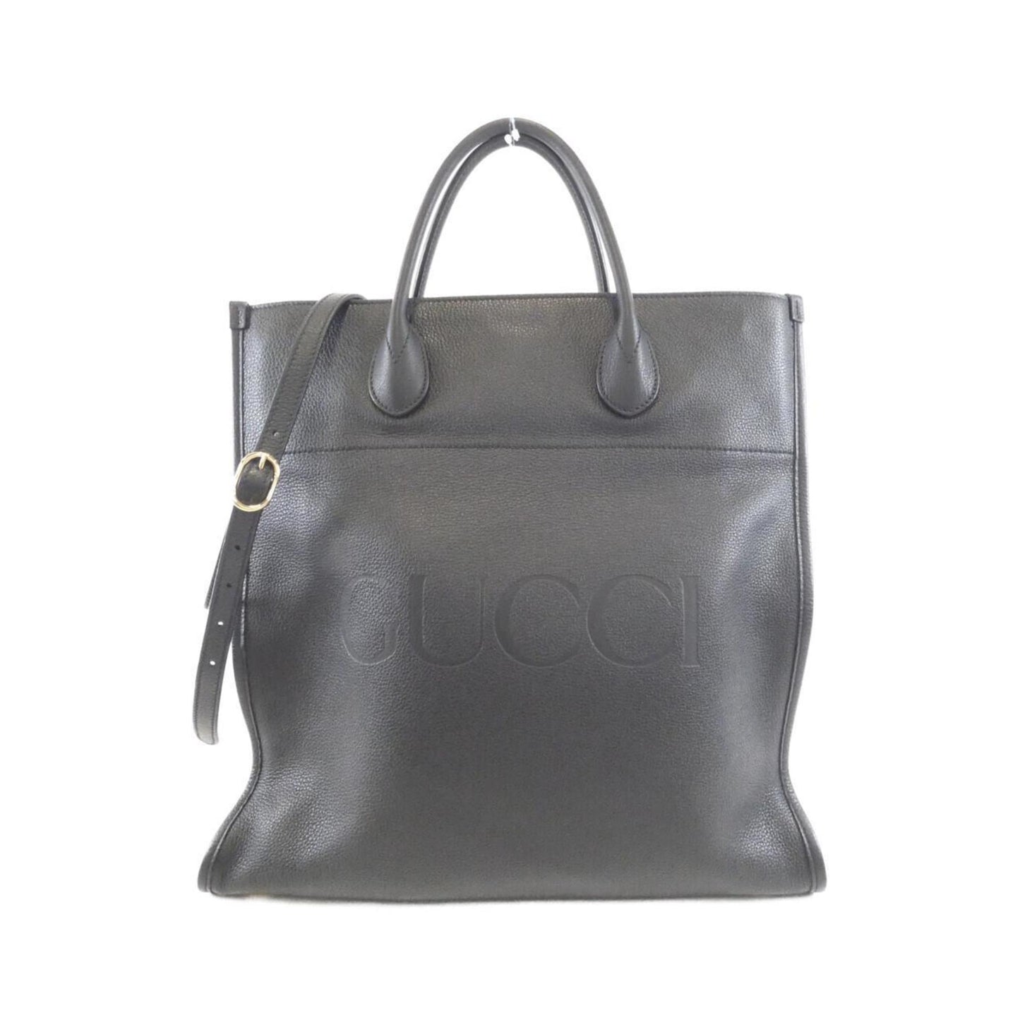 Gucci Black Leather Handbag (Pre-Owned)
