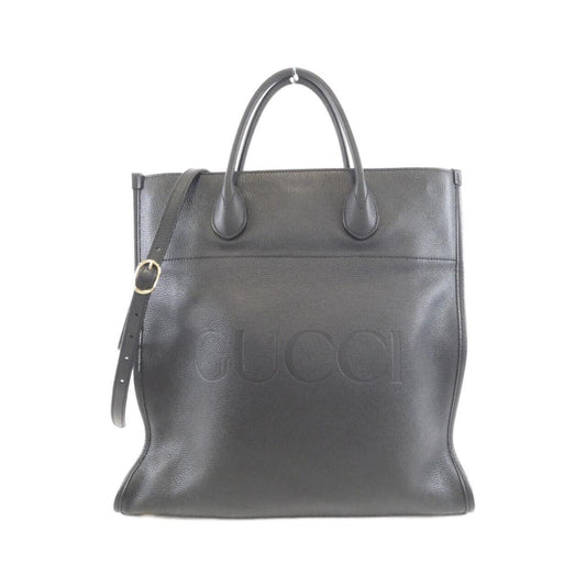 Gucci Black Leather Handbag (Pre-Owned)