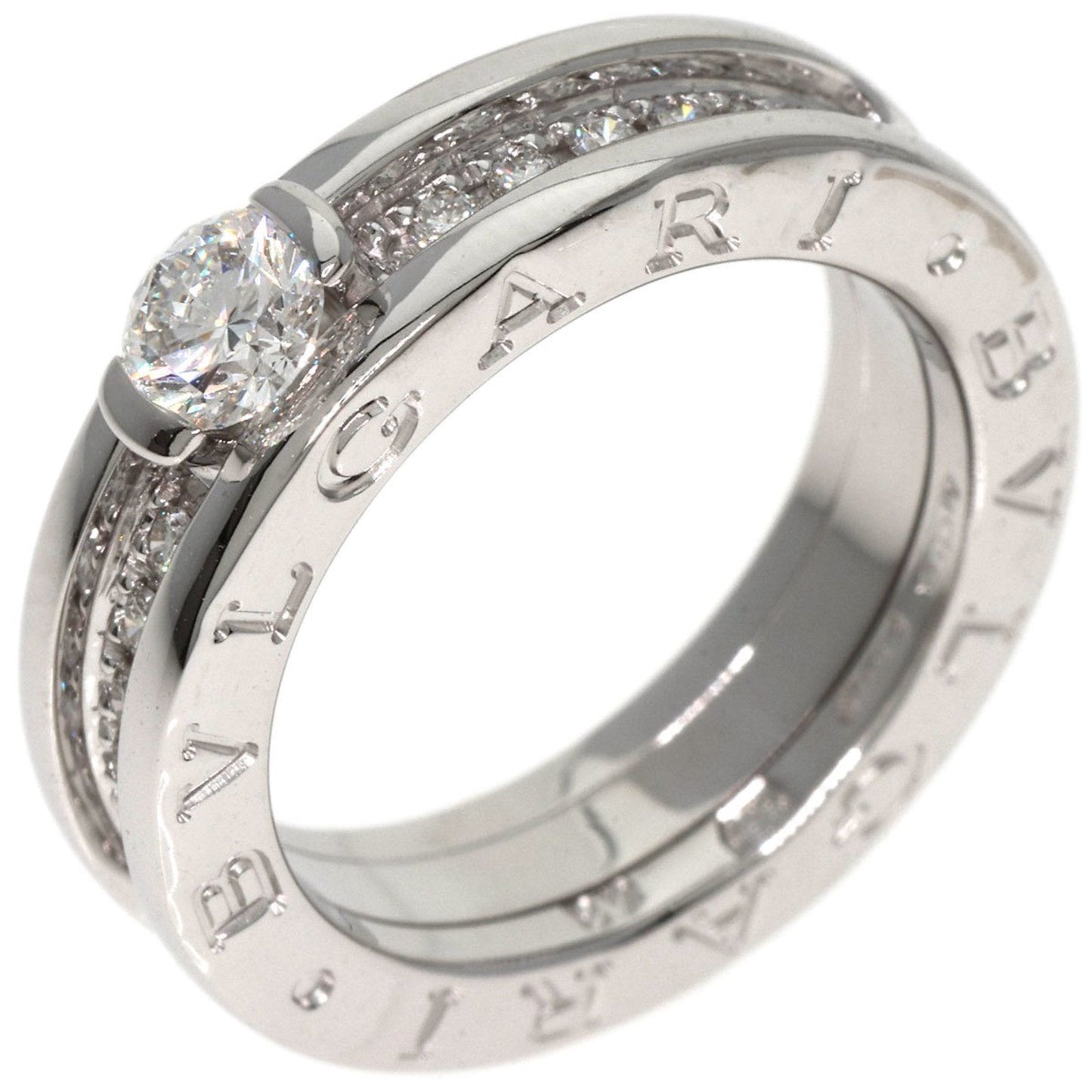 Bvlgari B.Zero1 White Gold White Gold (18K) Band Ring (Pre-Owned)