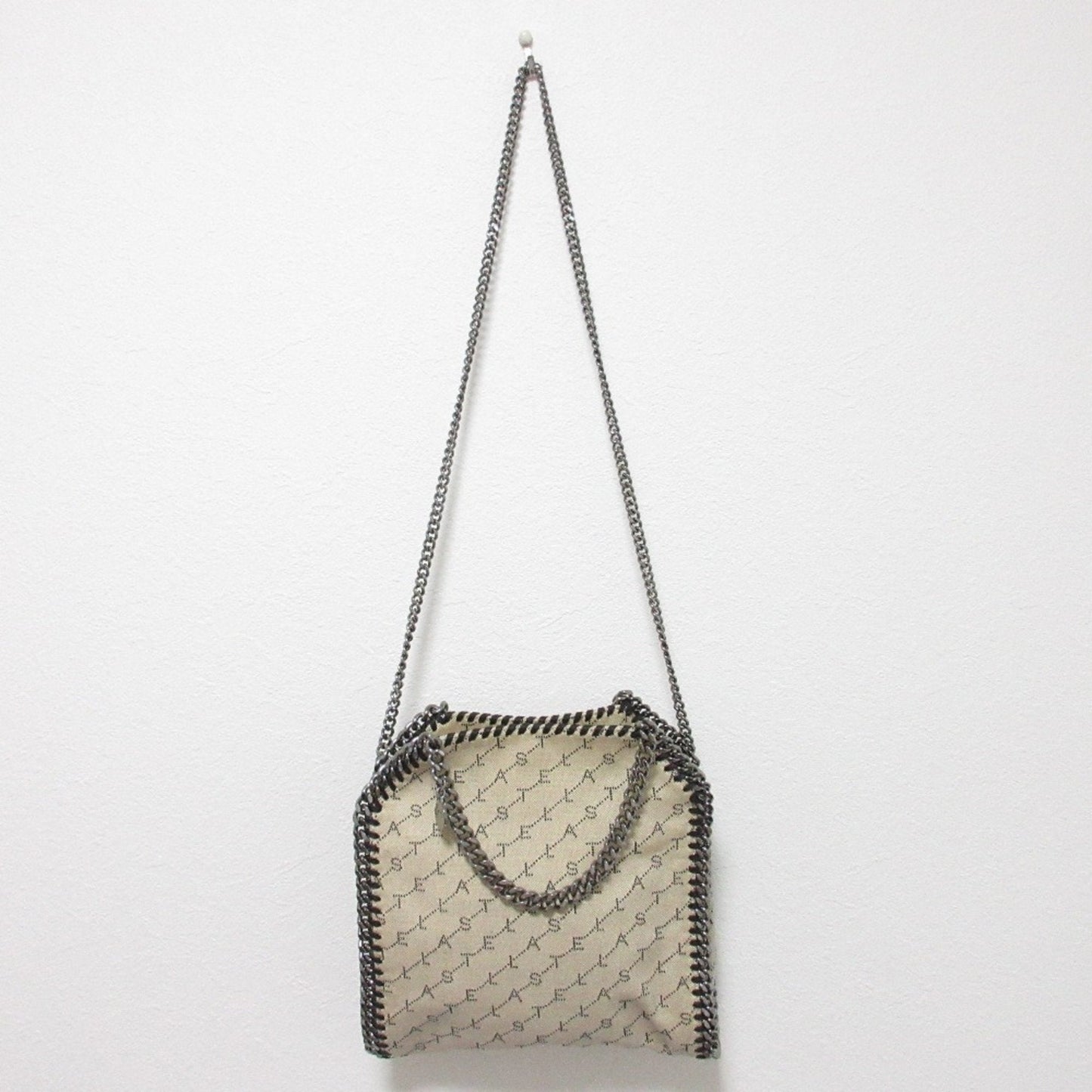 Stella Mccartney Beige Shoulder Bag Tote Bag (Pre-Owned)