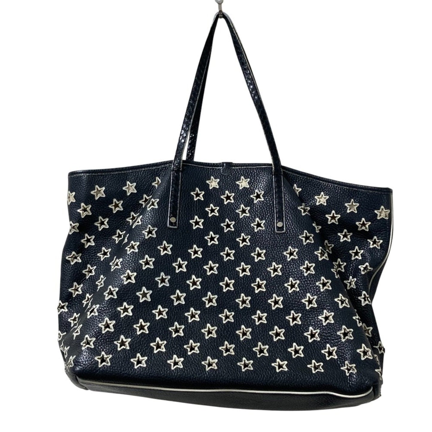 Jimmy Choo Black White Tote Bag (Pre-Owned)