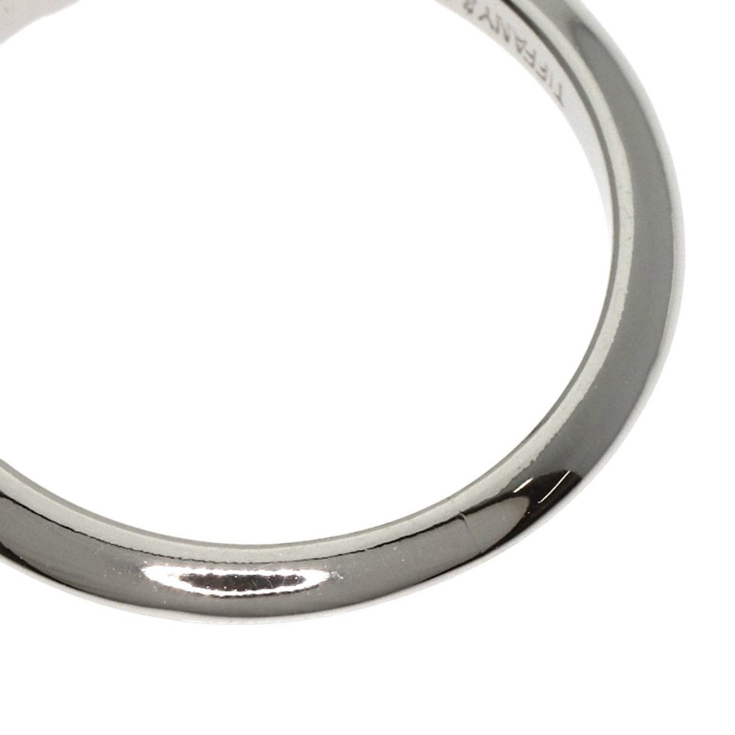 Tiffany Platinum Platinum 950 Band Ring (Pre-Owned)