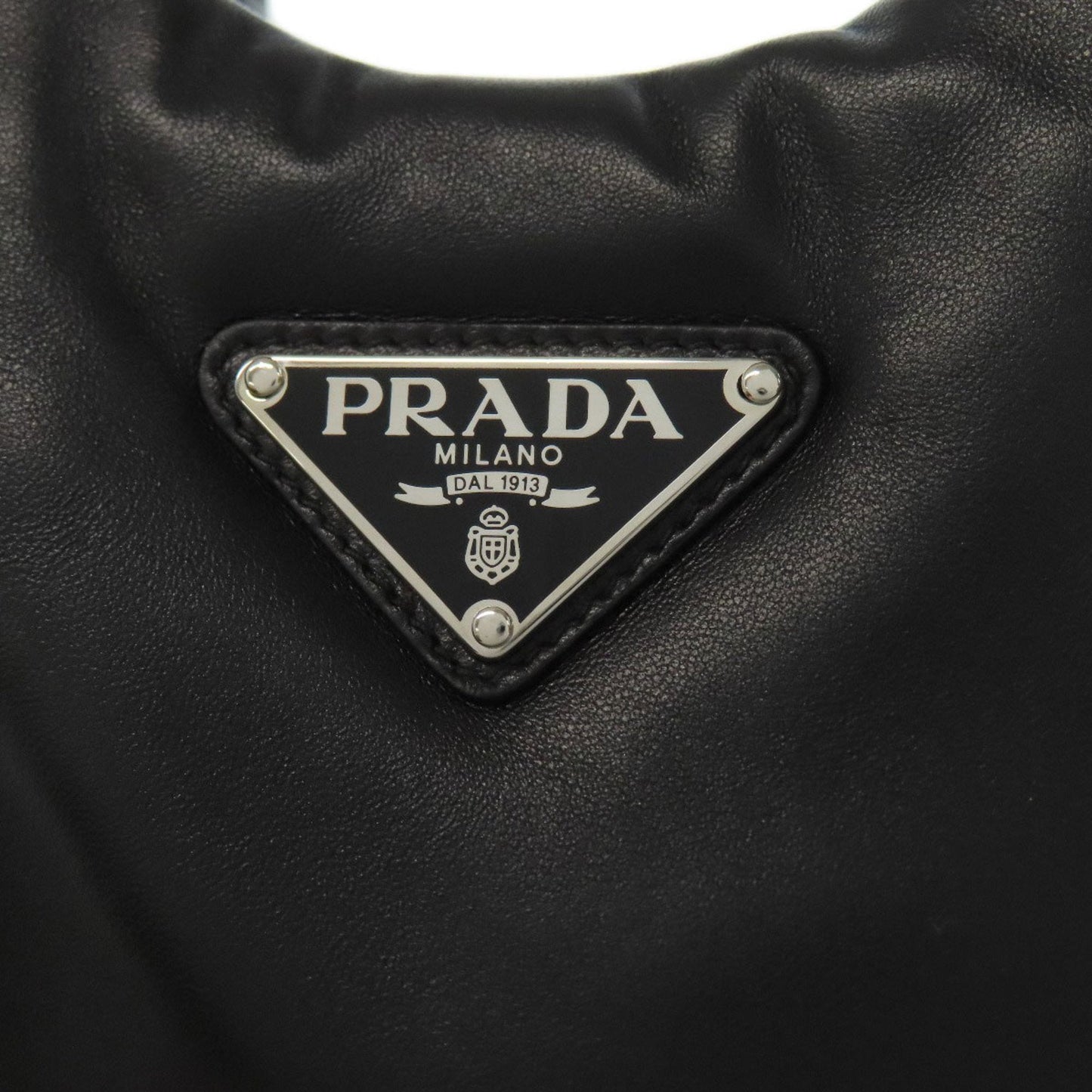 Prada Black Nappa Leather Handbag (Pre-Owned)