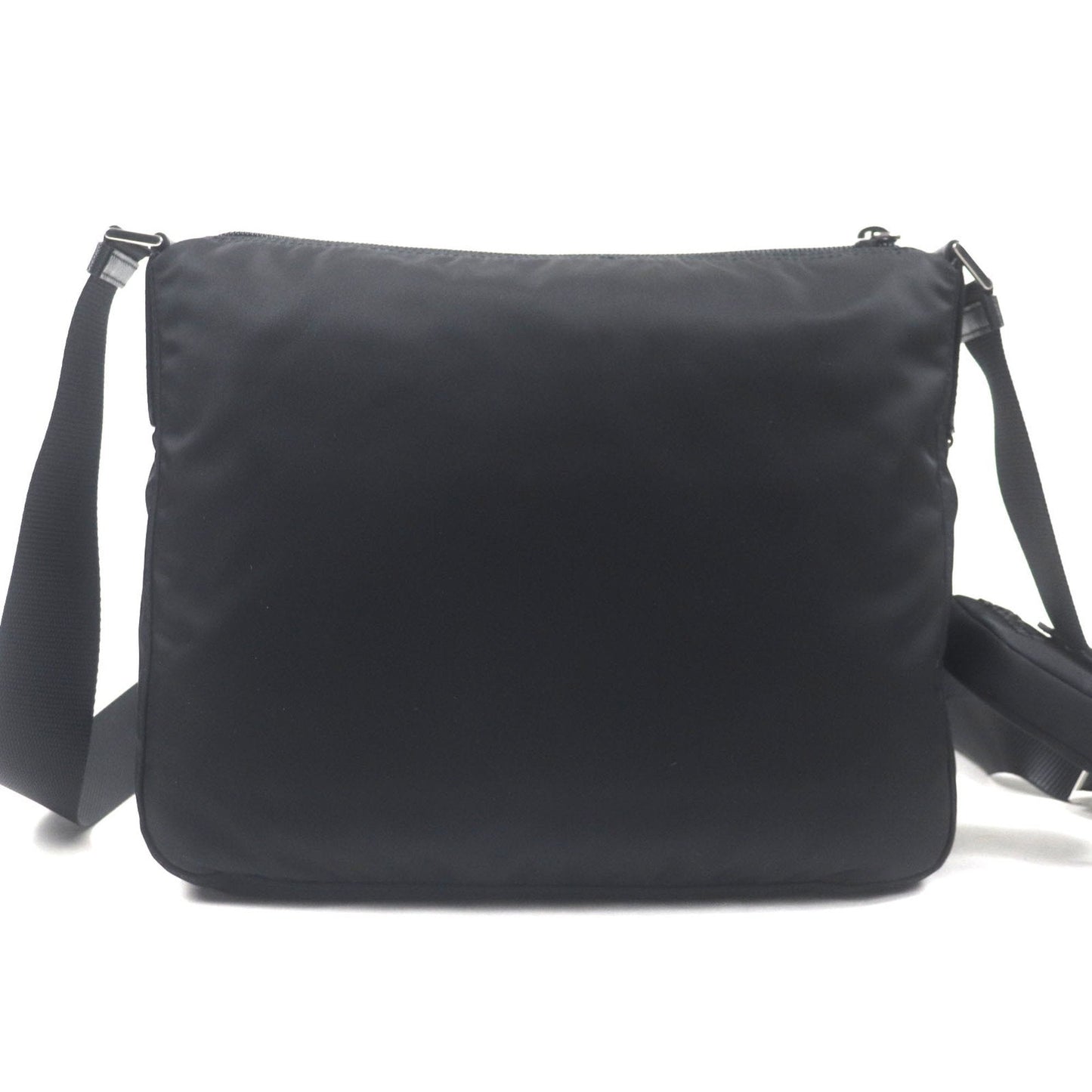 Prada Black Nylon Saffiano Shoulder Bag (Pre-Owned)
