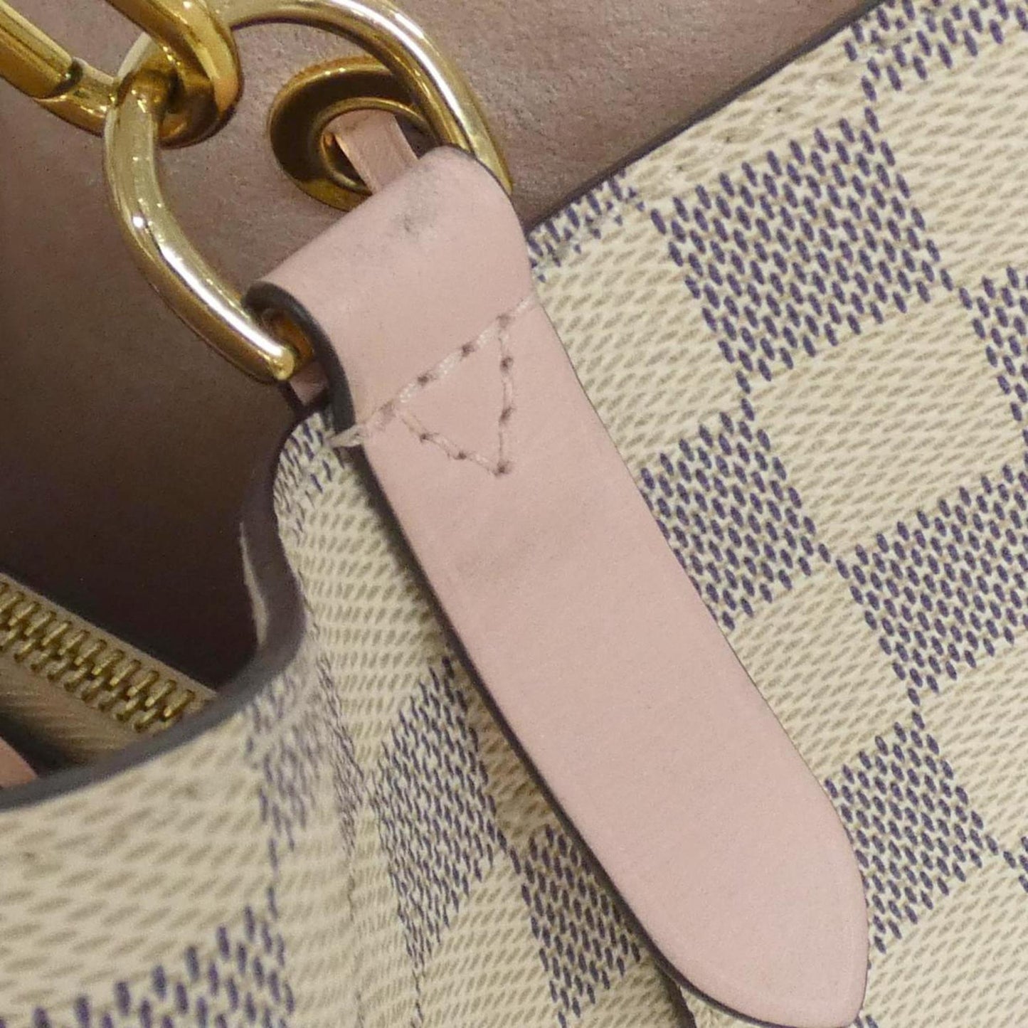 Louis Vuitton Azur Coated Canvas Shoulder Bag (Pre-Owned)