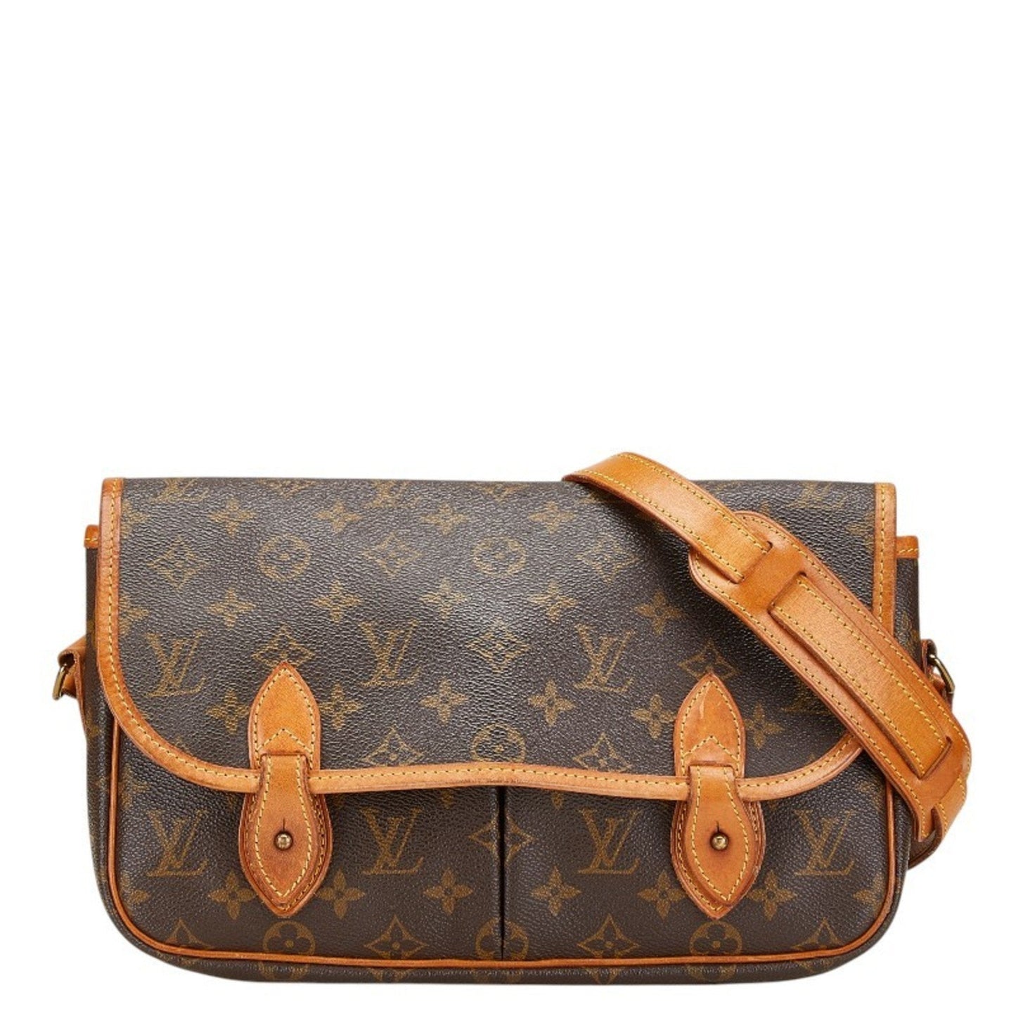Louis Vuitton Brown Pvc Leather Shoulder Bag (Pre-Owned)