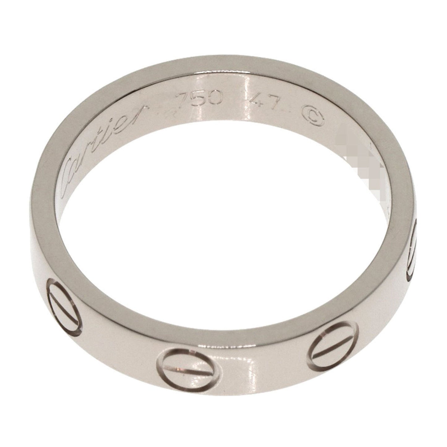 Cartier White Gold White Gold (18K) Band Ring (Pre-Owned)