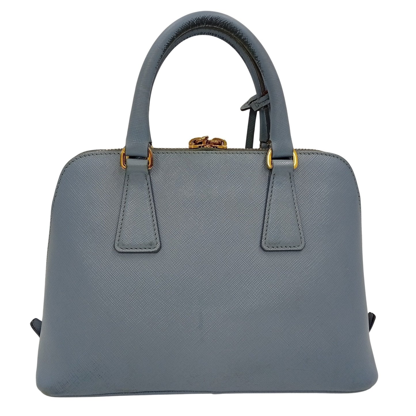 Prada Sky Blue Leather Handbag (Pre-Owned)