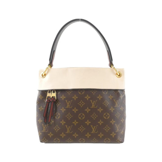 Louis Vuitton Cream Marron Coated Canvas Shoulder Bag (Pre-Owned)