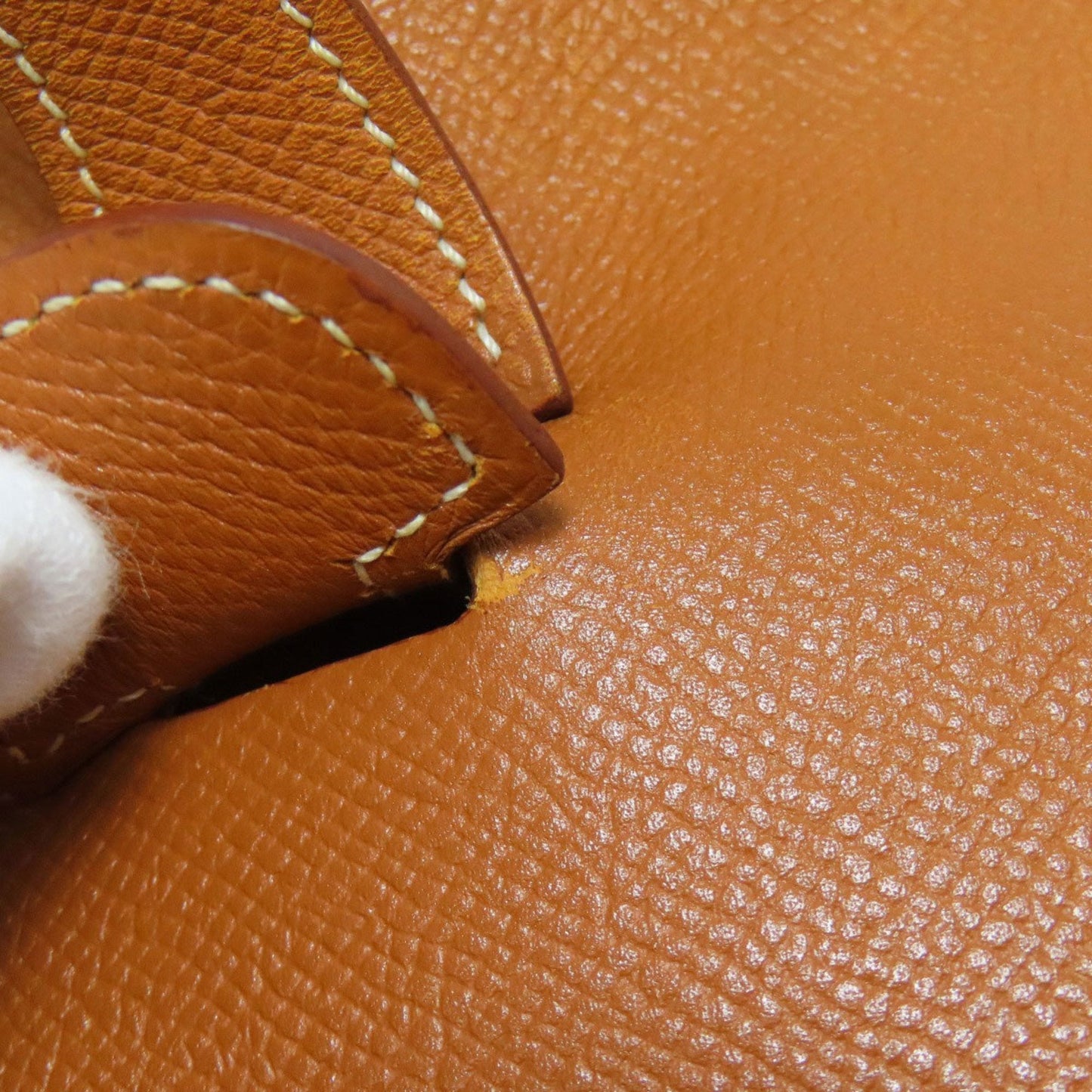 Hermes Gold Epsom Leather Shoulder Bag (Pre-Owned)