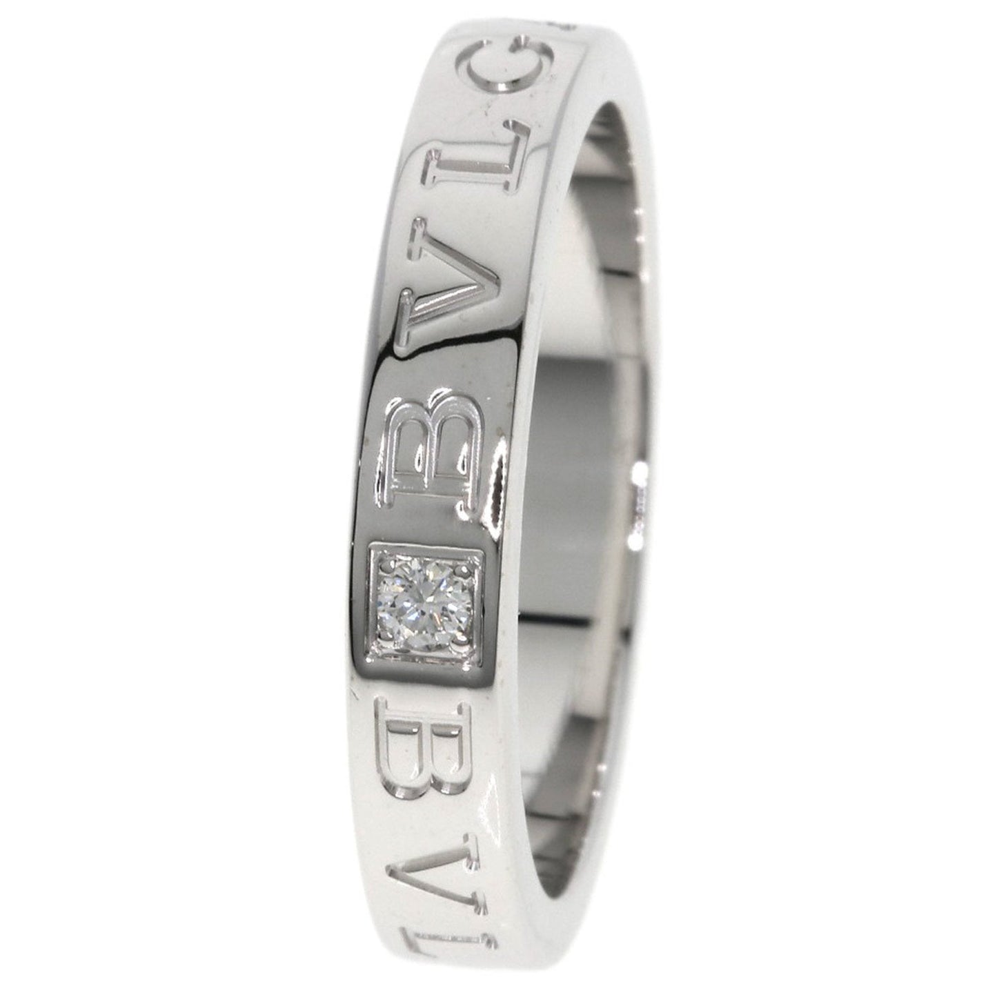 Bvlgari White Gold White Gold (18K) Band Ring (Pre-Owned)