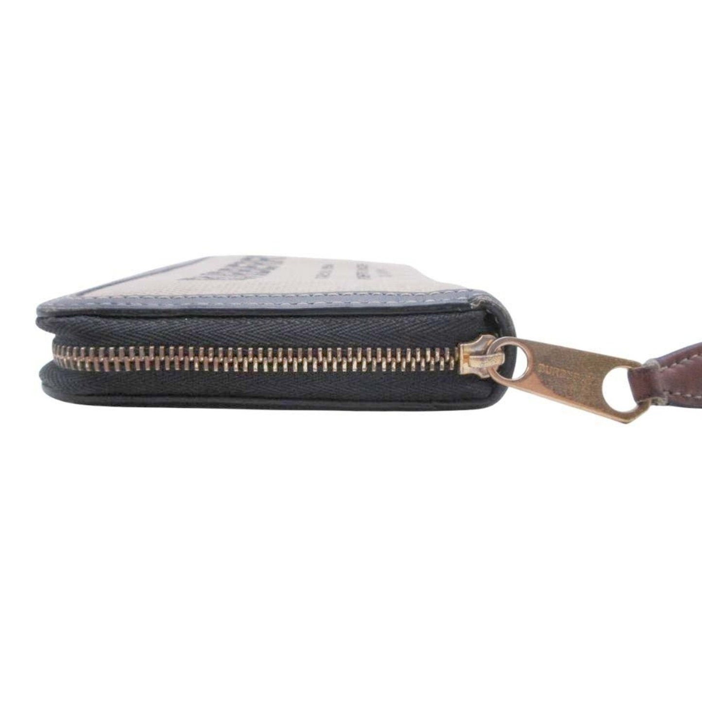Burberry Beige Black Coin Purse/Coin Case (Pre-Owned)