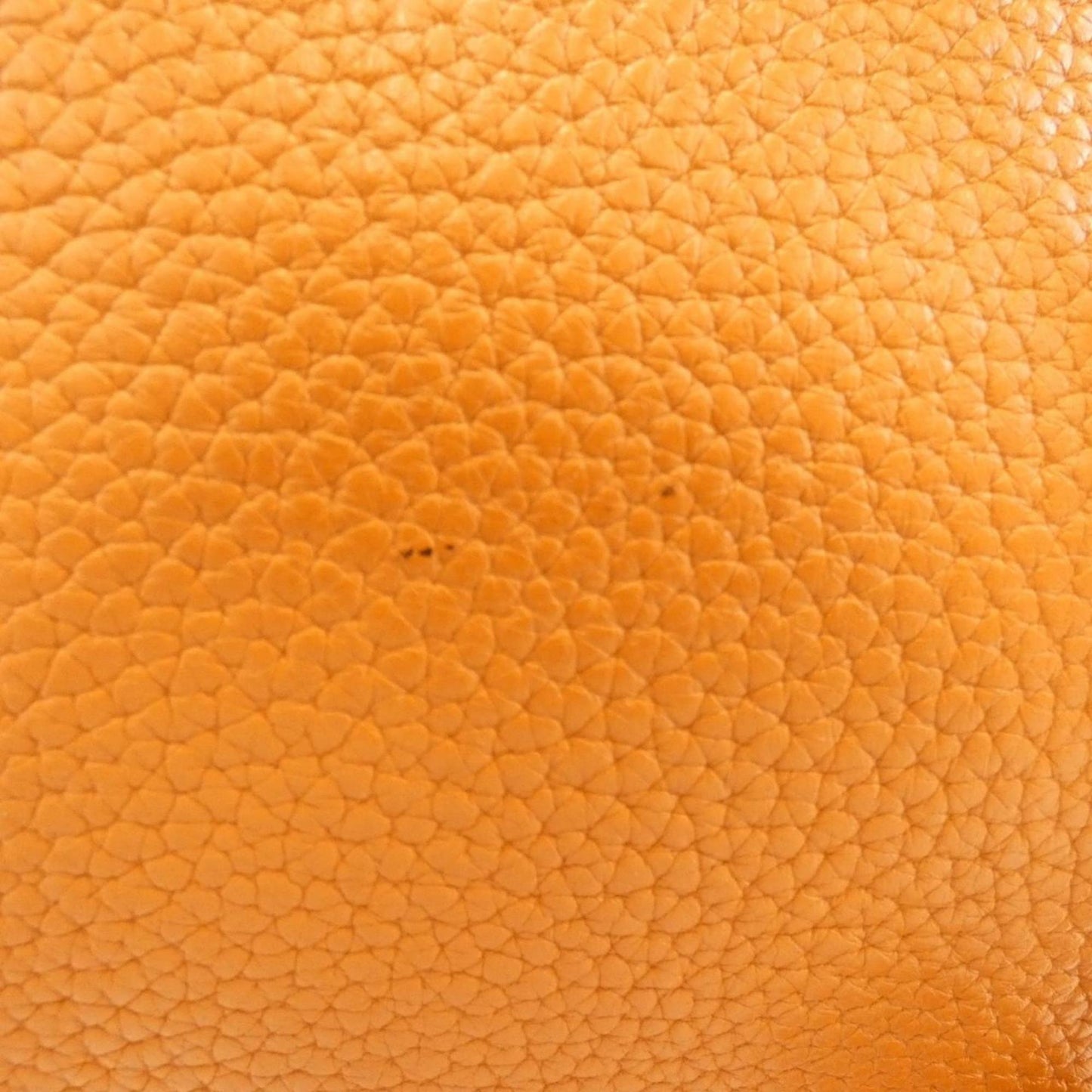 Hermes Orange Taurillon Clemence Leather Boston Bag (Pre-Owned)