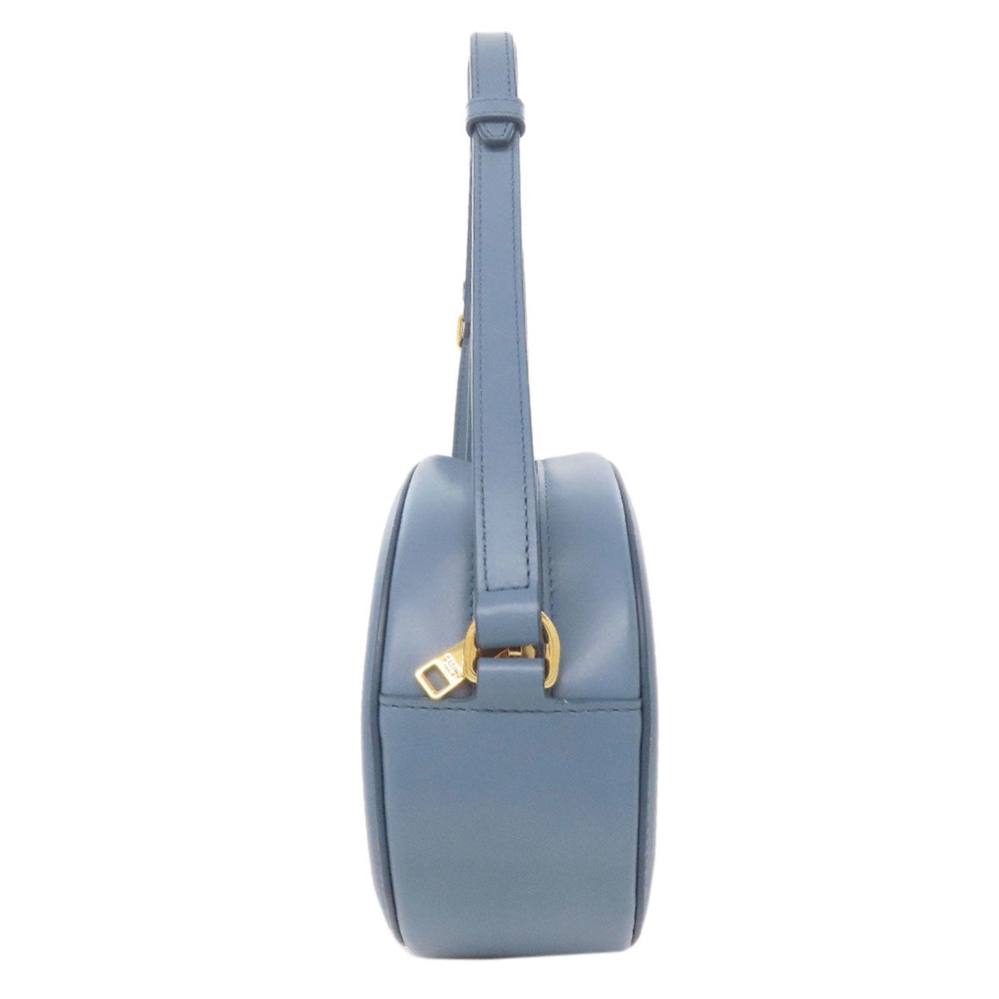 Celine Blue Leather Shoulder Bag (Pre-Owned)