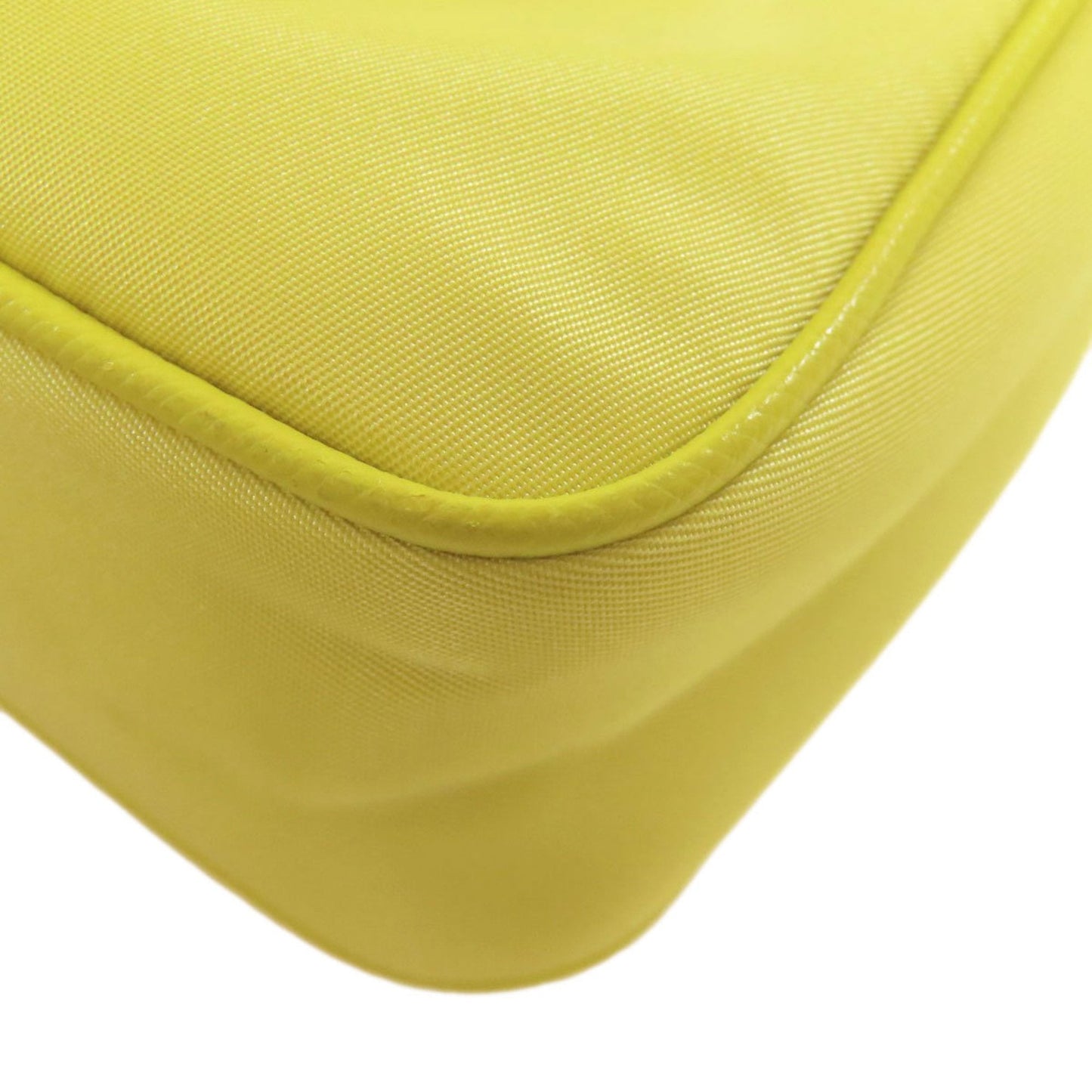 Prada Yellow Nylon Handbag (Pre-Owned)
