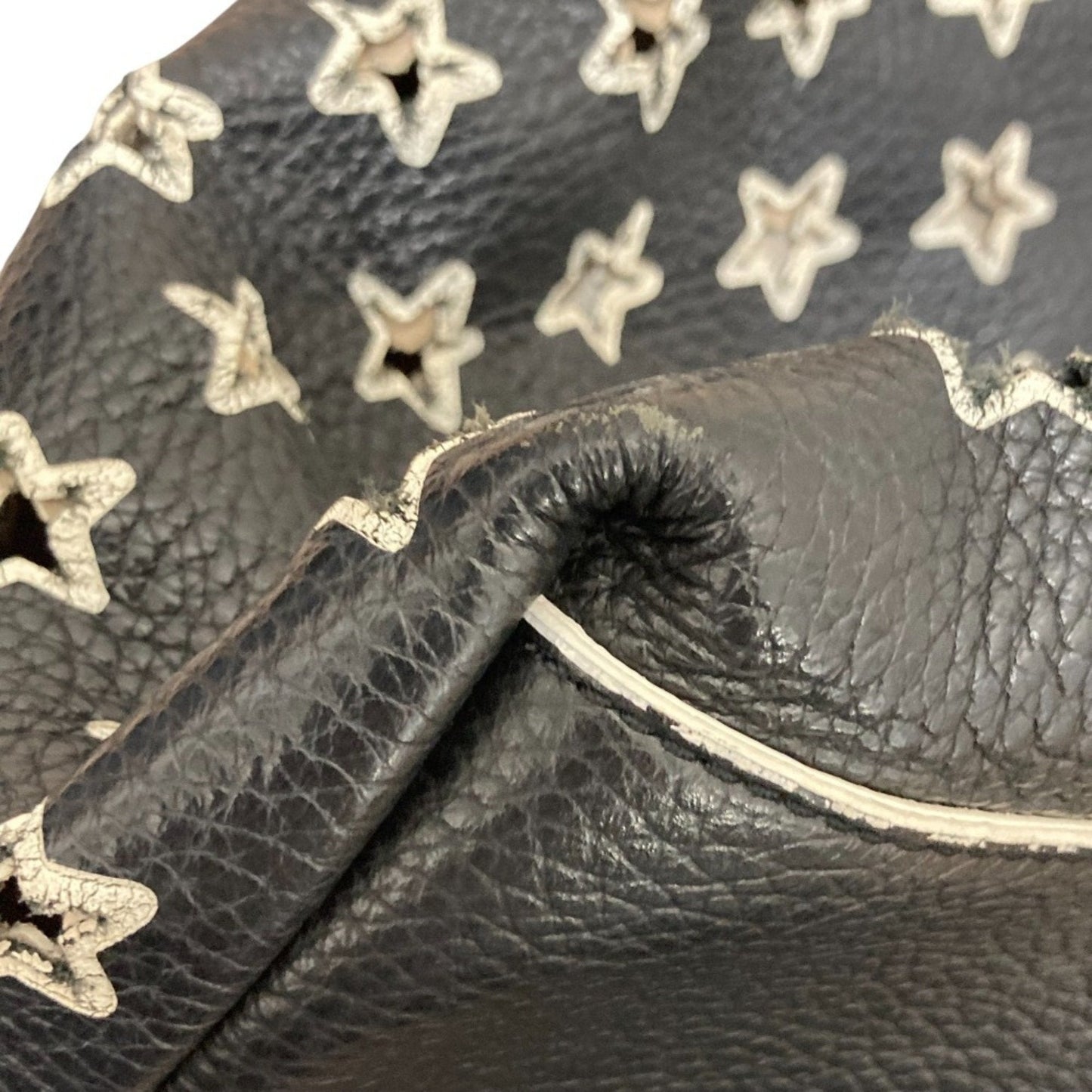Jimmy Choo Black White Tote Bag (Pre-Owned)