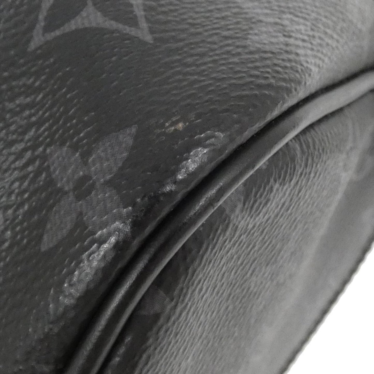 Louis Vuitton Black Coated Canvas Shoulder Bag (Pre-Owned)